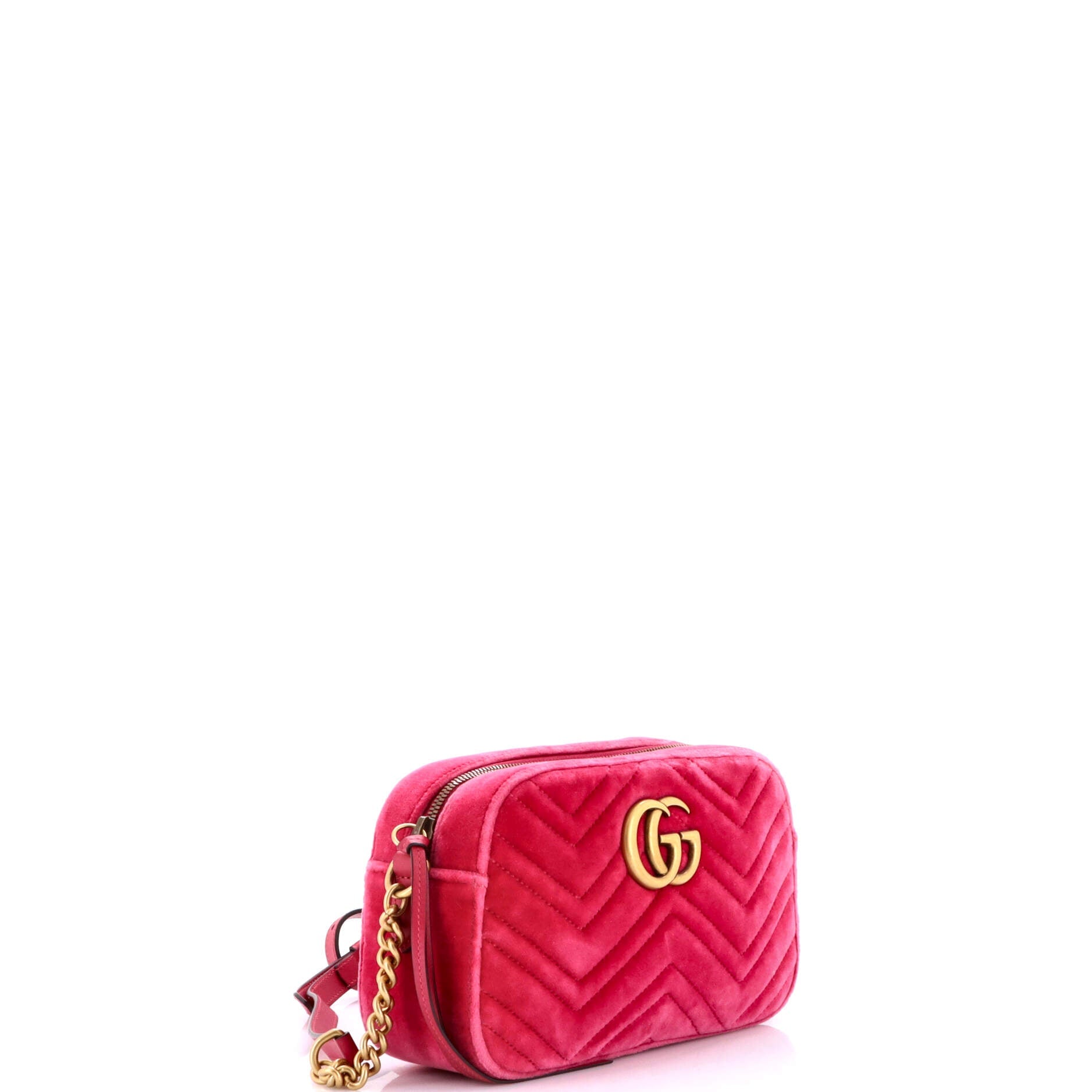GG Marmont Shoulder Bag Matelasse Velvet Small