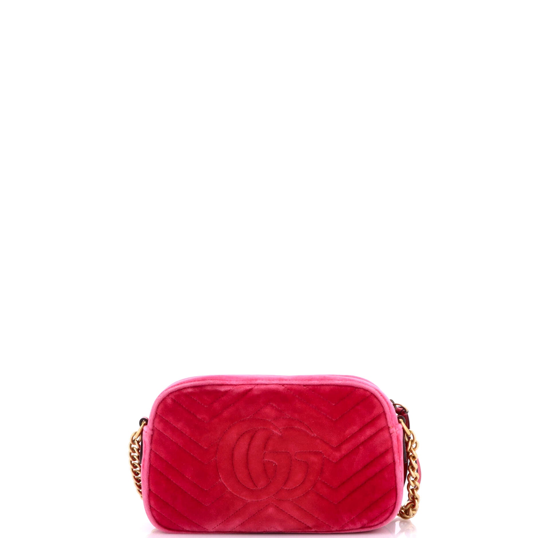GG Marmont Shoulder Bag Matelasse Velvet Small