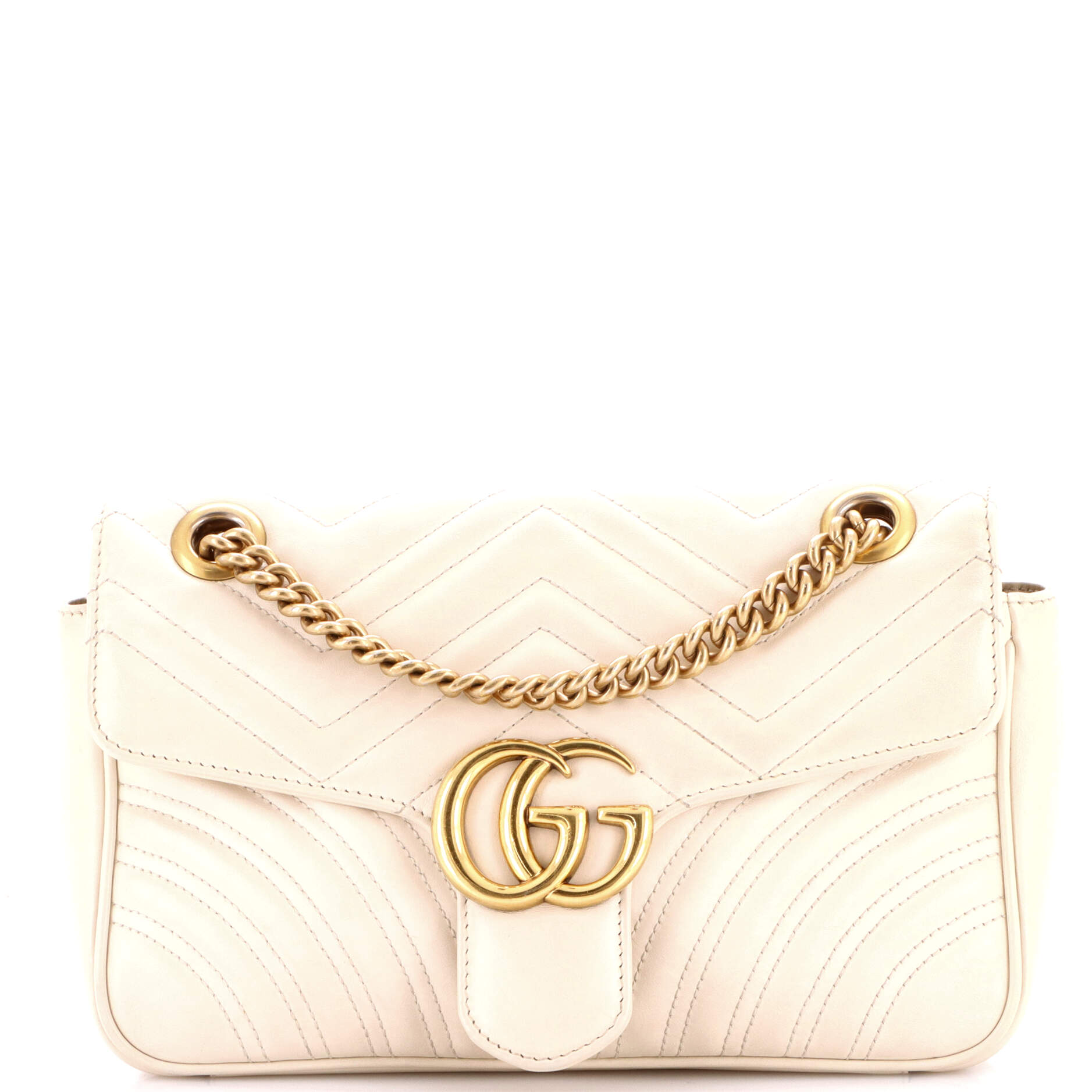 GG Marmont Flap Bag Matelasse Leather Medium