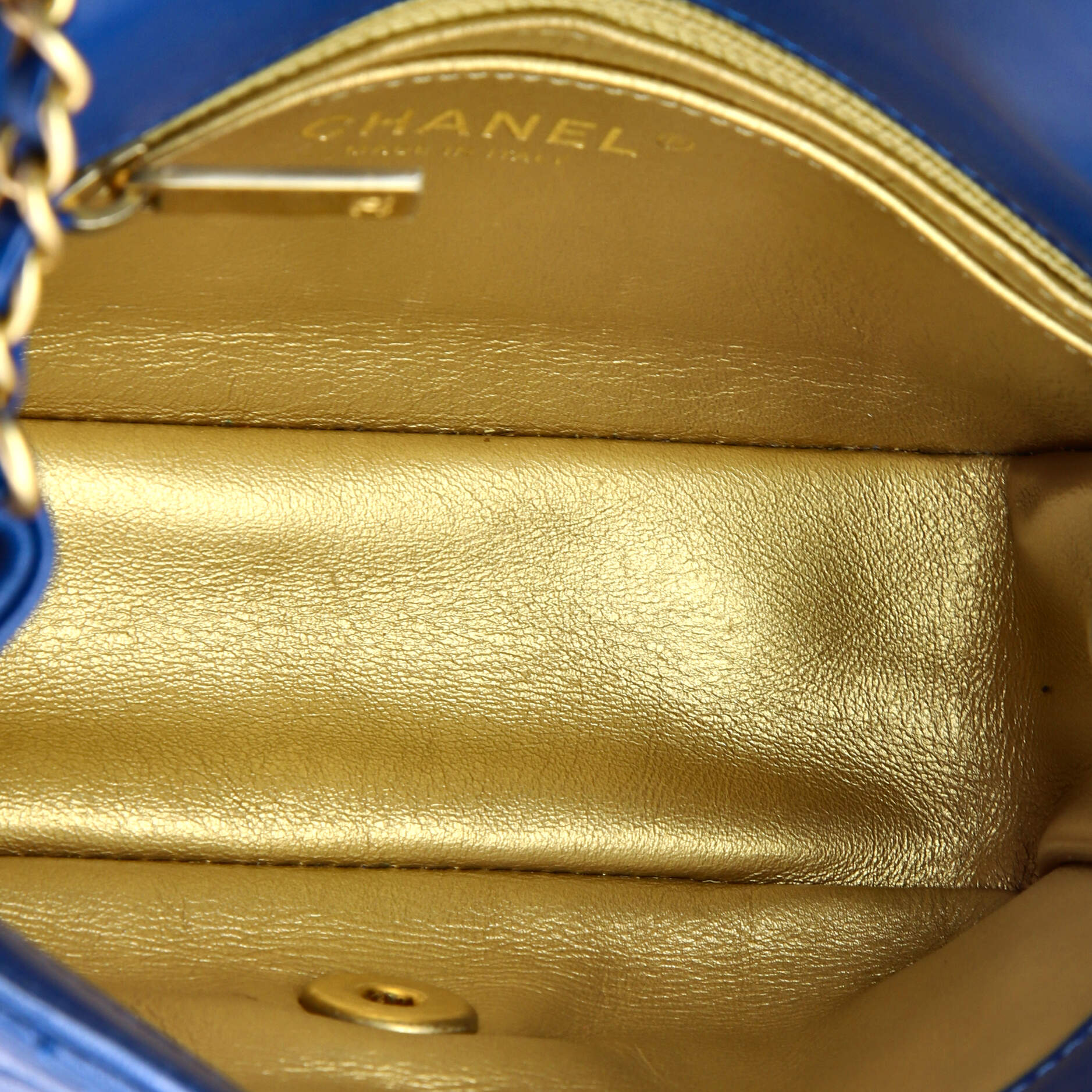 Pearl Crush Square Flap Bag Quilted Lambskin Mini
