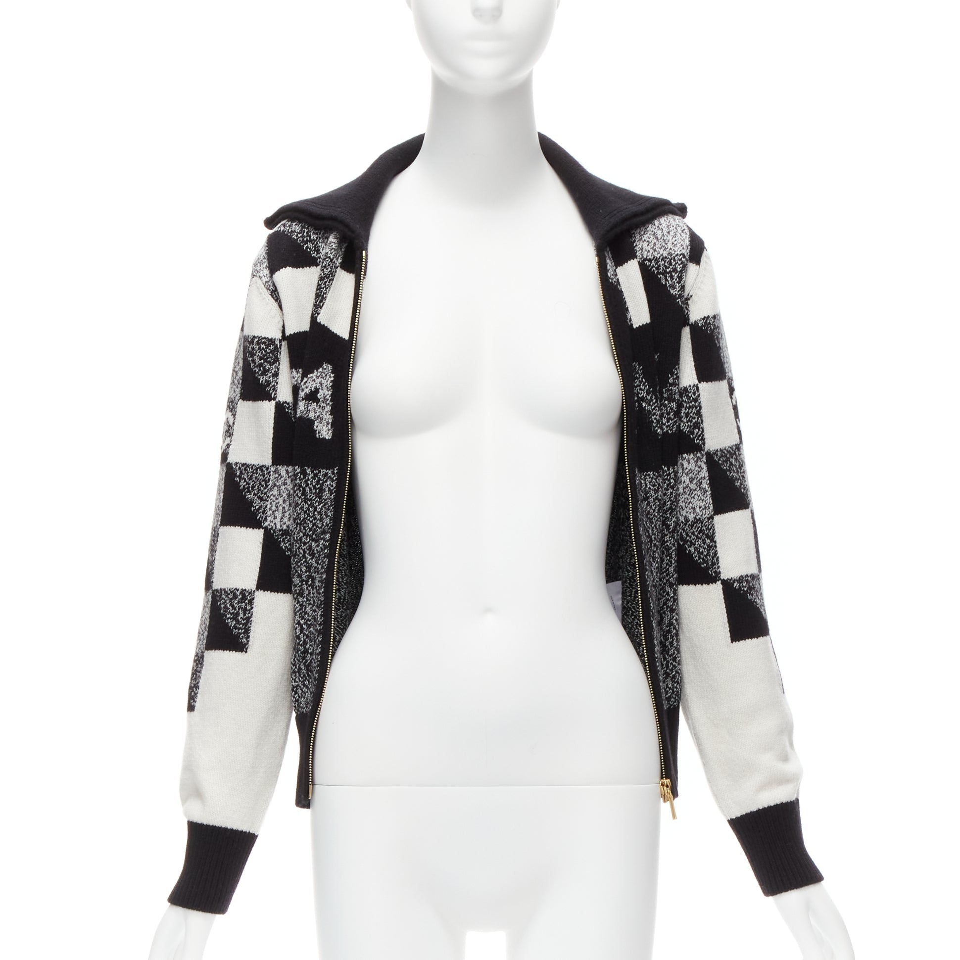 Women's Chanel Cashmere Graphic CC Logo Cardigan