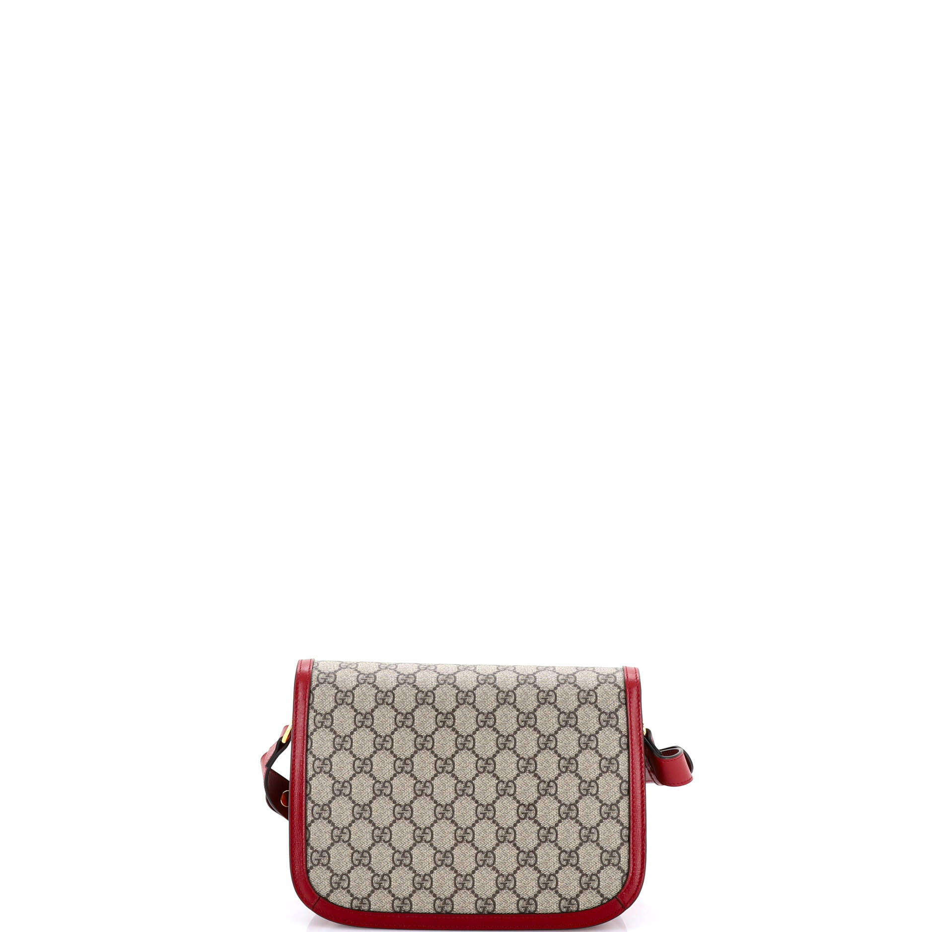 Horsebit 1955 Shoulder Bag GG Coated Canvas with Leather Small