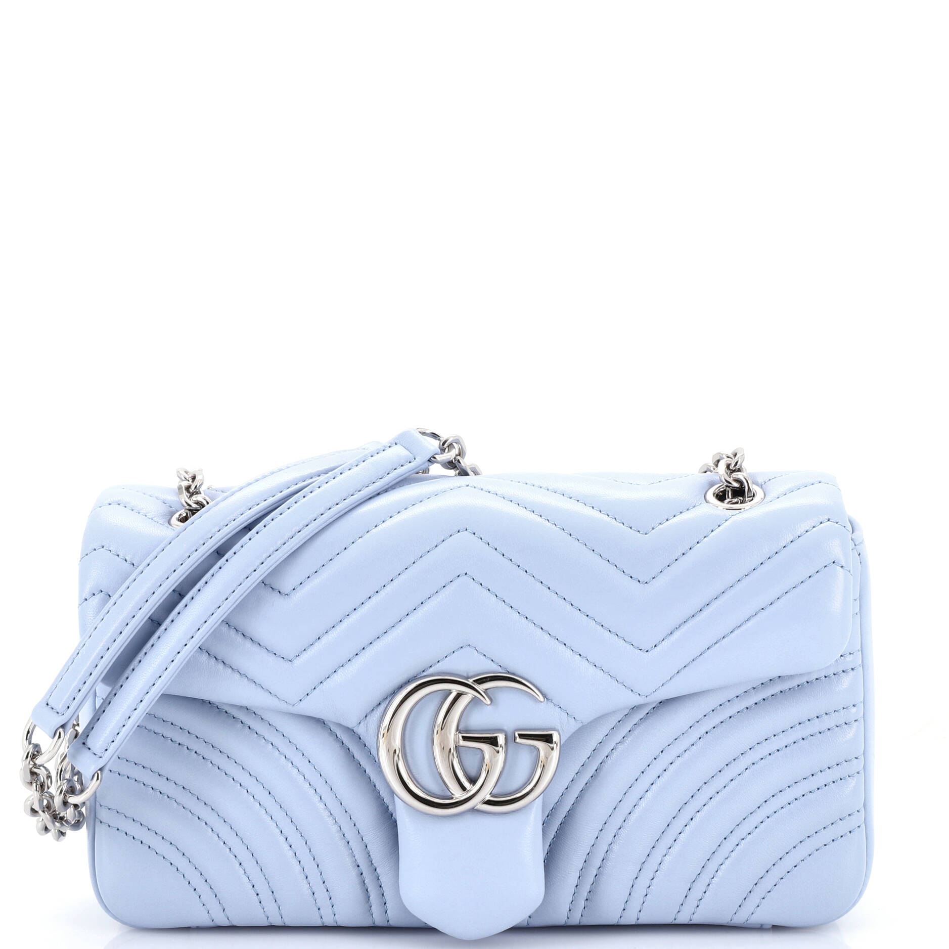 GG Marmont Flap Bag Matelasse Leather Medium