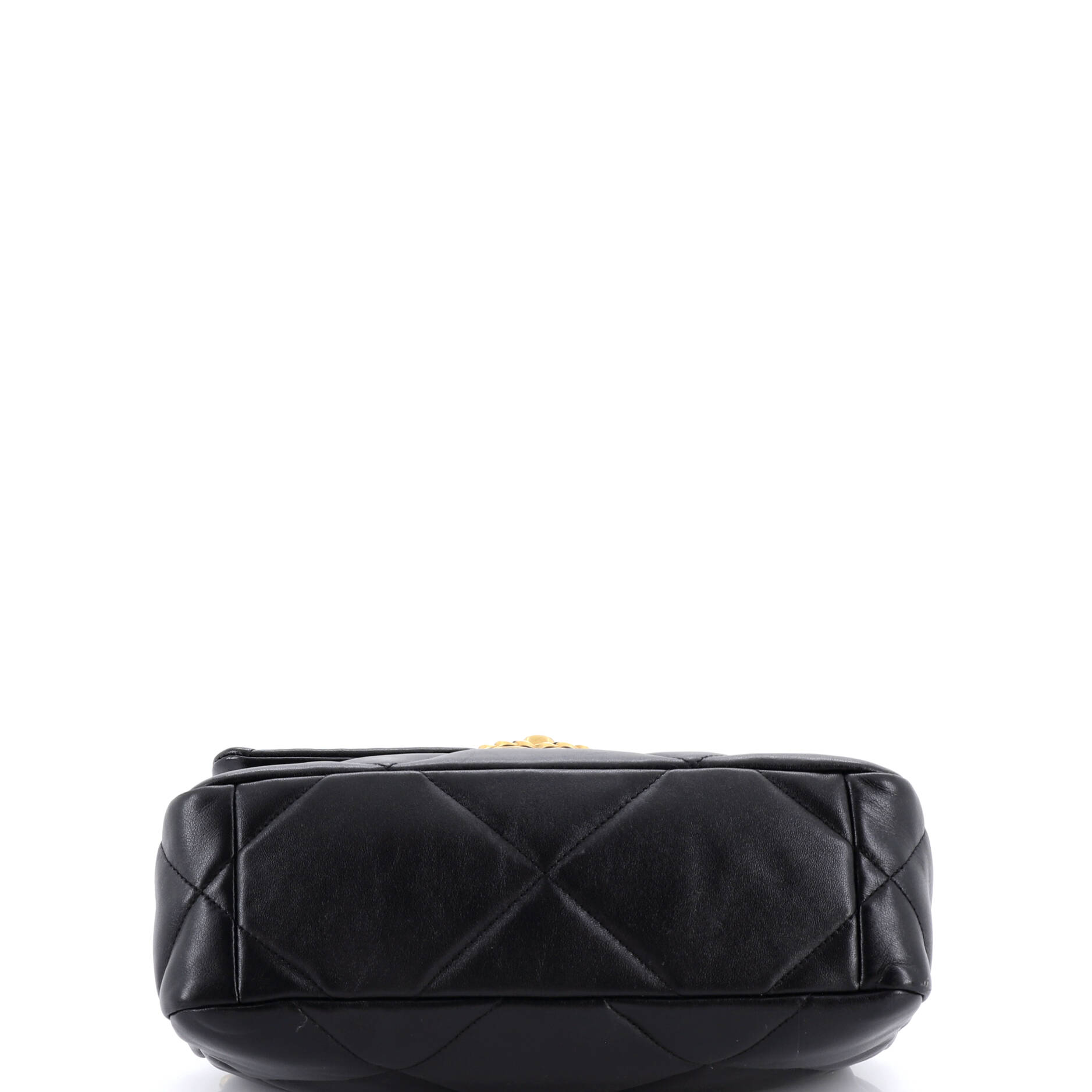 19 Flap Bag Quilted Leather Medium