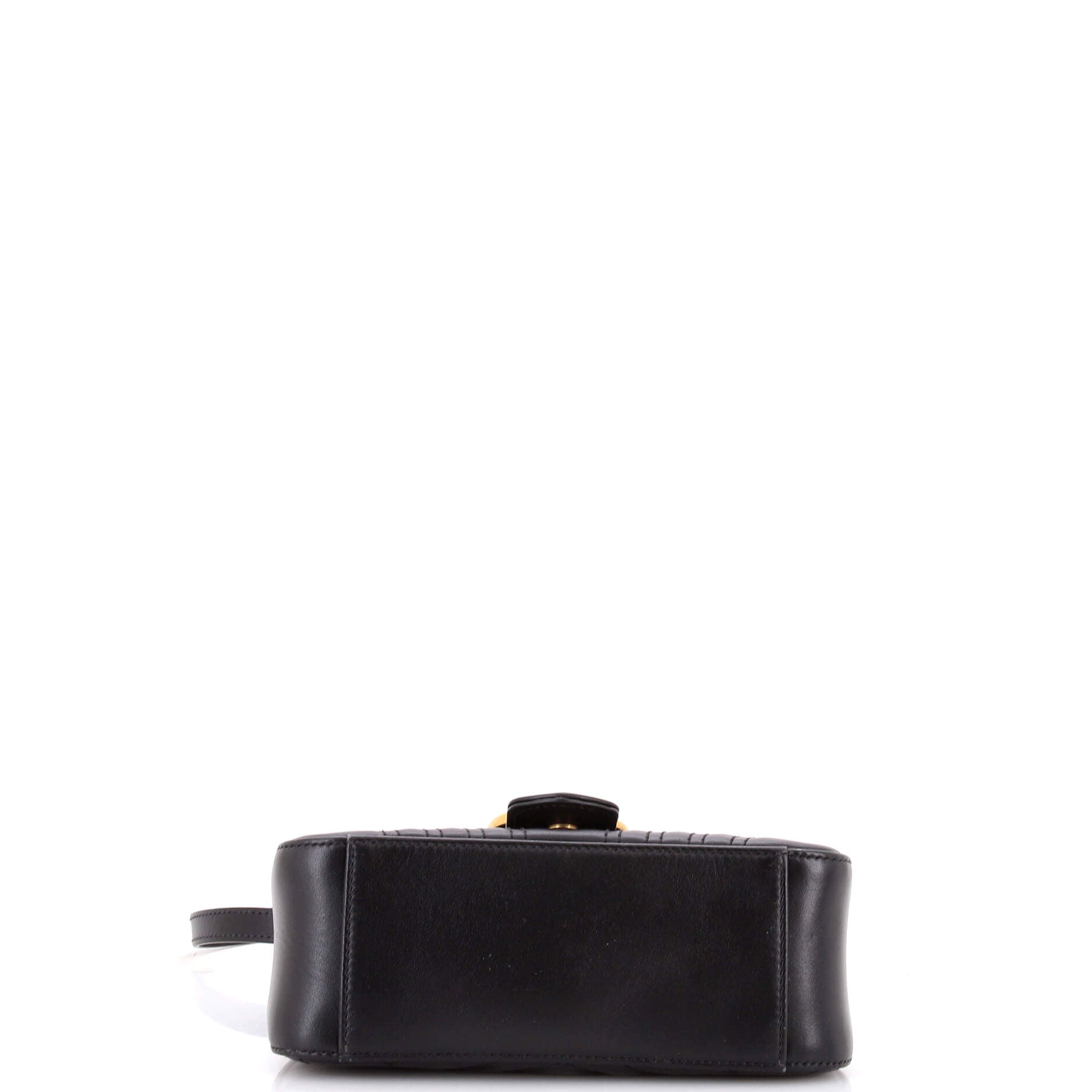 GG Marmont Top Handle Flap Bag Matelasse Leather Mini