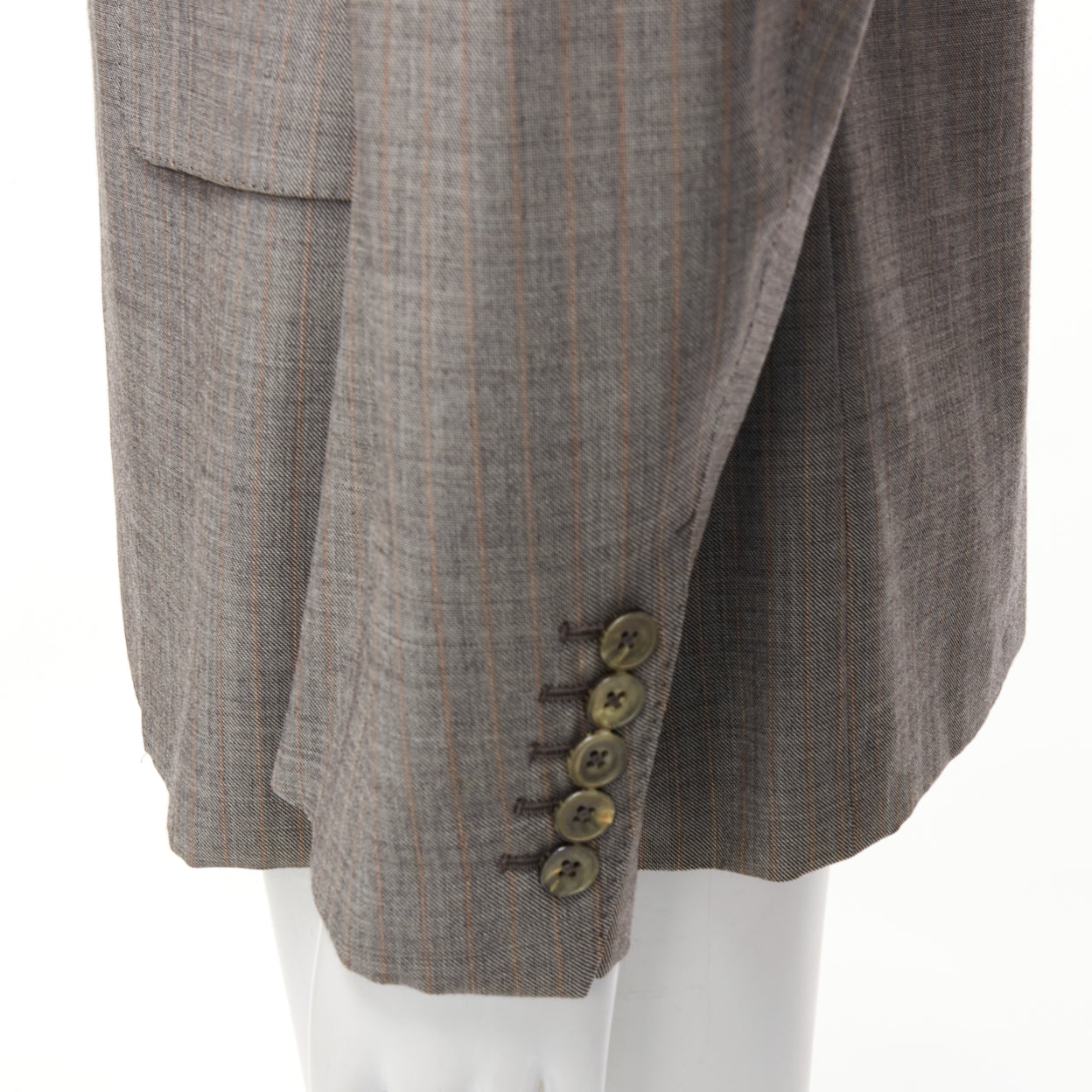 Men's Gucci Wool Checkered Pocketed Boxy Long Sleeve Blazer