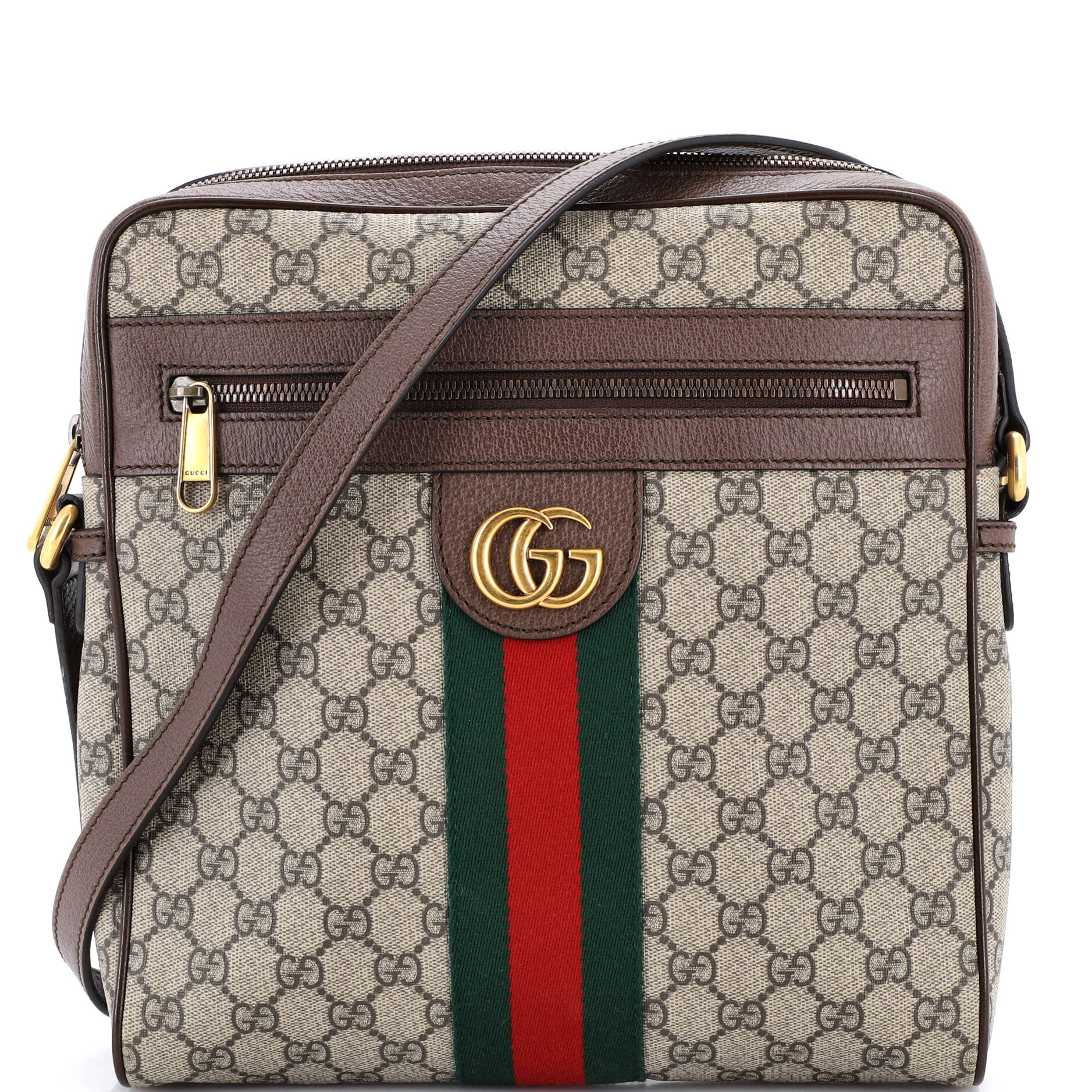 Ophidia Messenger Bag GG Coated Canvas Medium