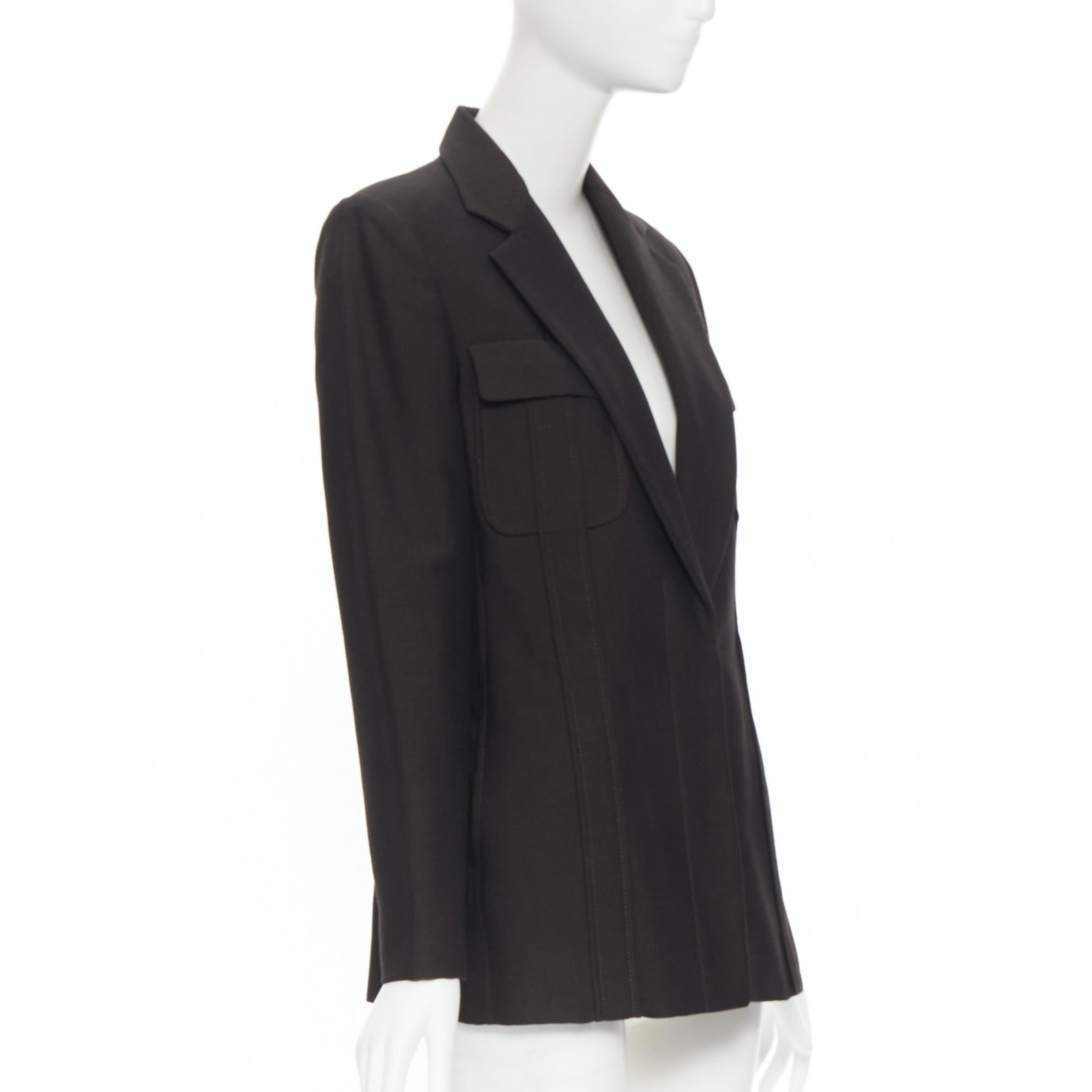 Women's Gucci Tom Ford Wool Mohair Dart Front Blazer Pant Set