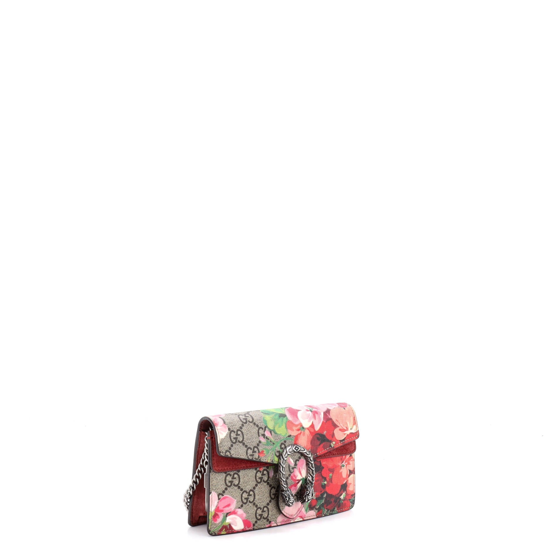 Dionysus Bag Blooms Print GG Coated Canvas Super Mini