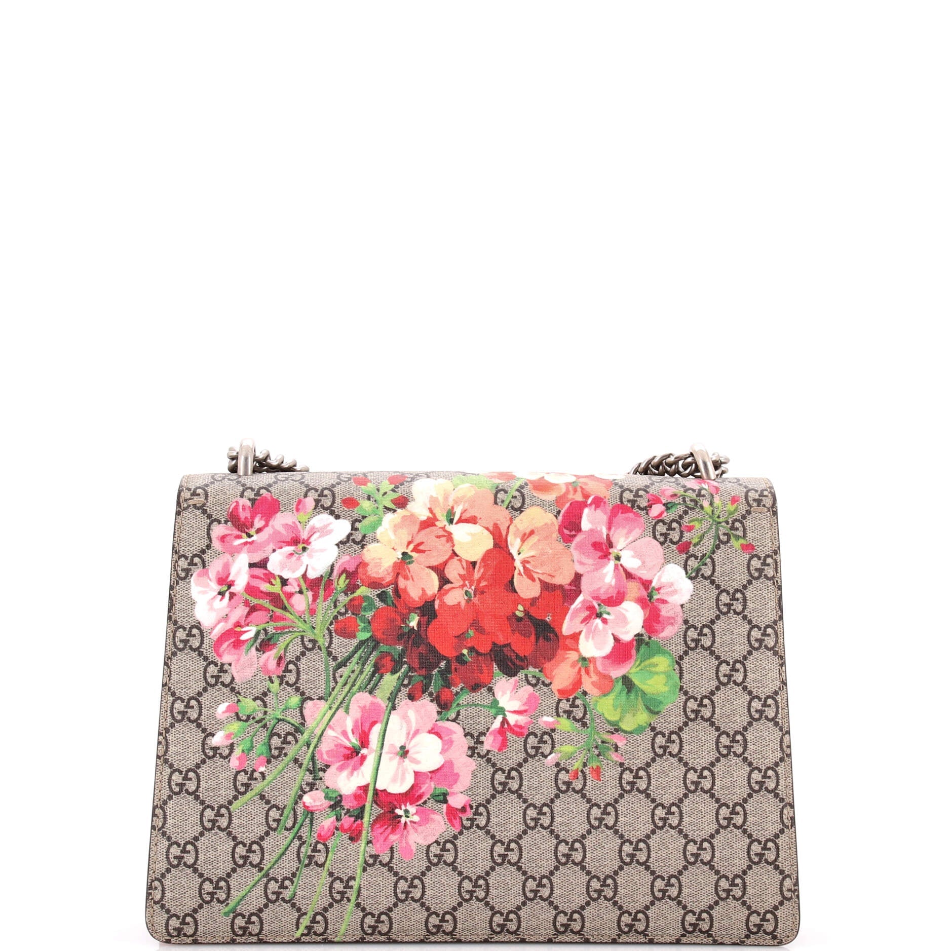 Dionysus Bag Blooms Print GG Coated Canvas Medium