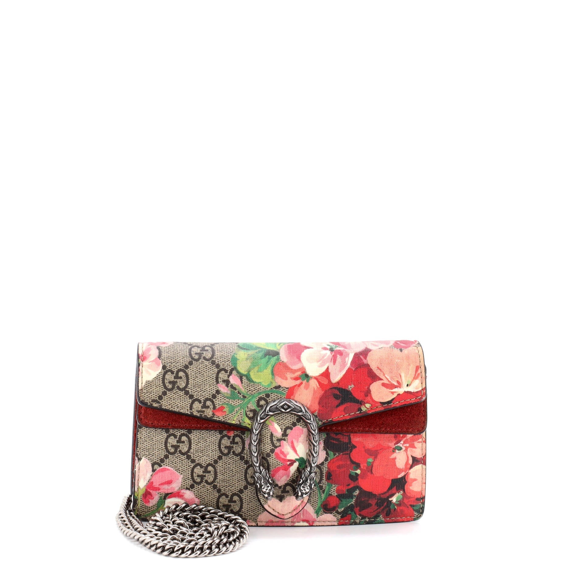 Dionysus Bag Blooms Print GG Coated Canvas Super Mini