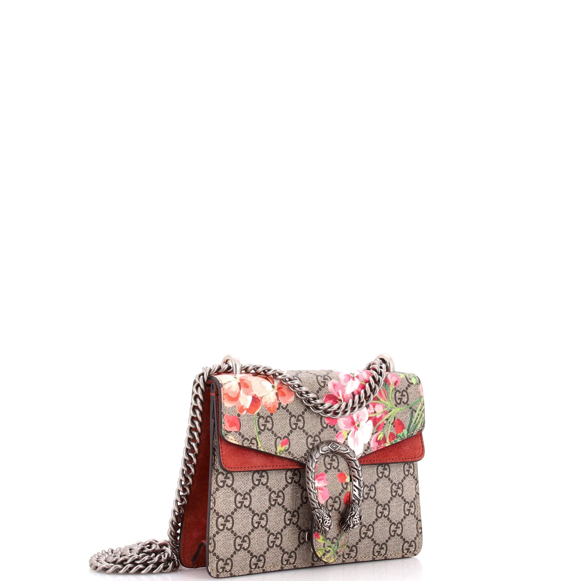 Dionysus Bag Blooms Print GG Coated Canvas Mini