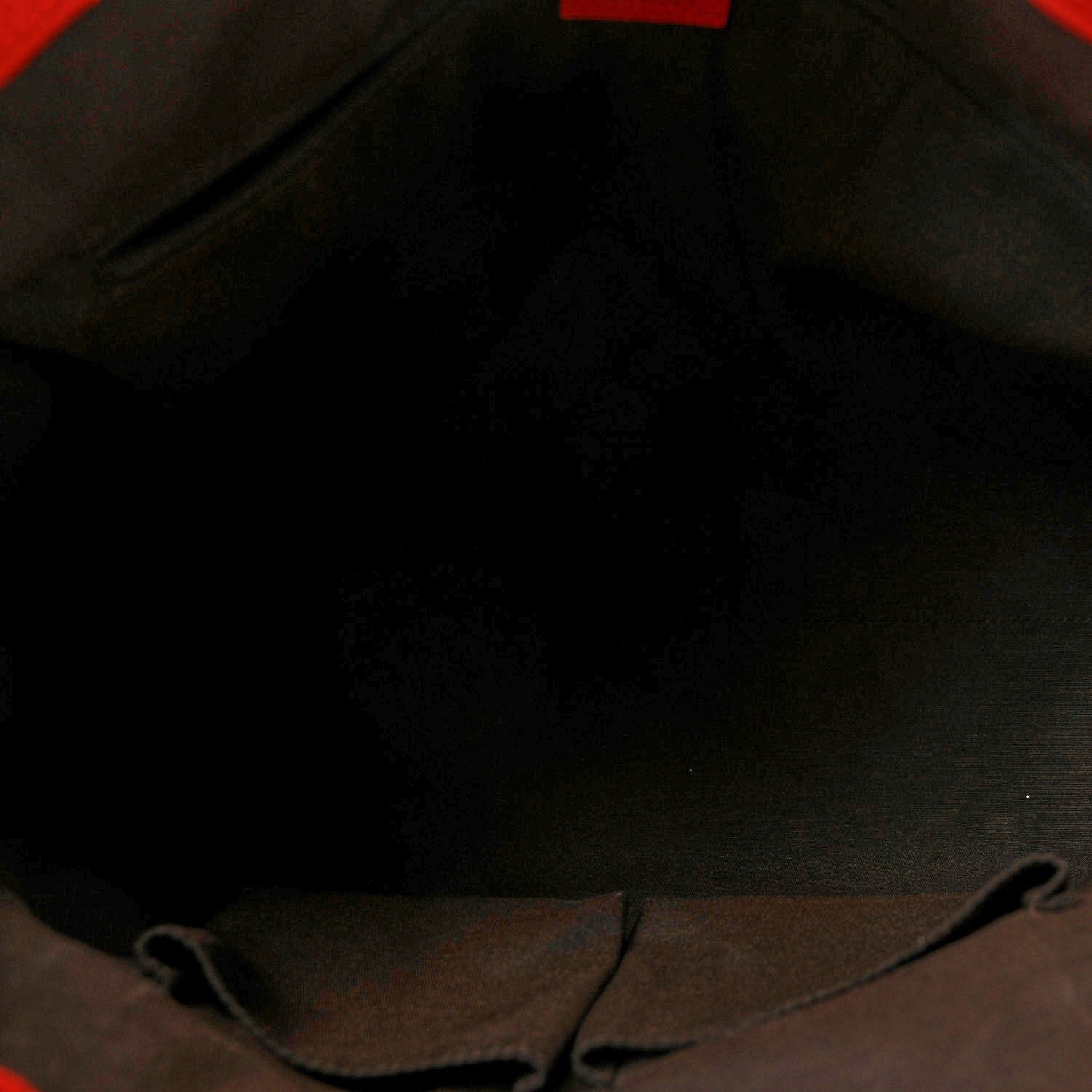 Pebbled Calfskin Medium GG Convertible Dome Satchel  Red