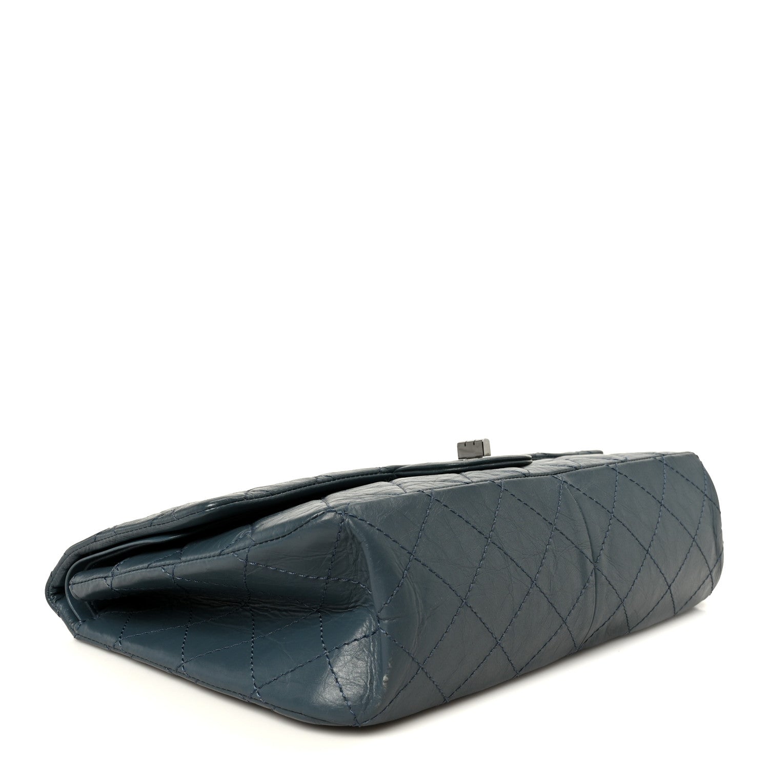 Aged Calfskin Quilted 2.55 Reissue 226 Flap Dark Blue