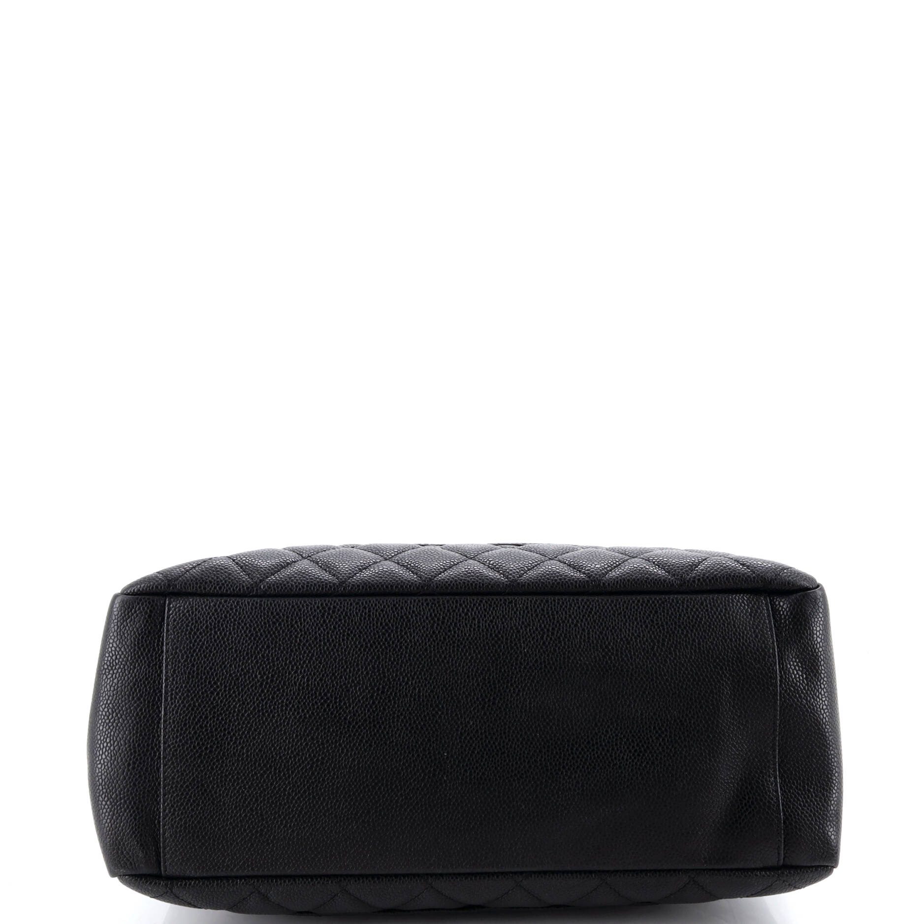 Grand Shopping Tote Quilted Caviar