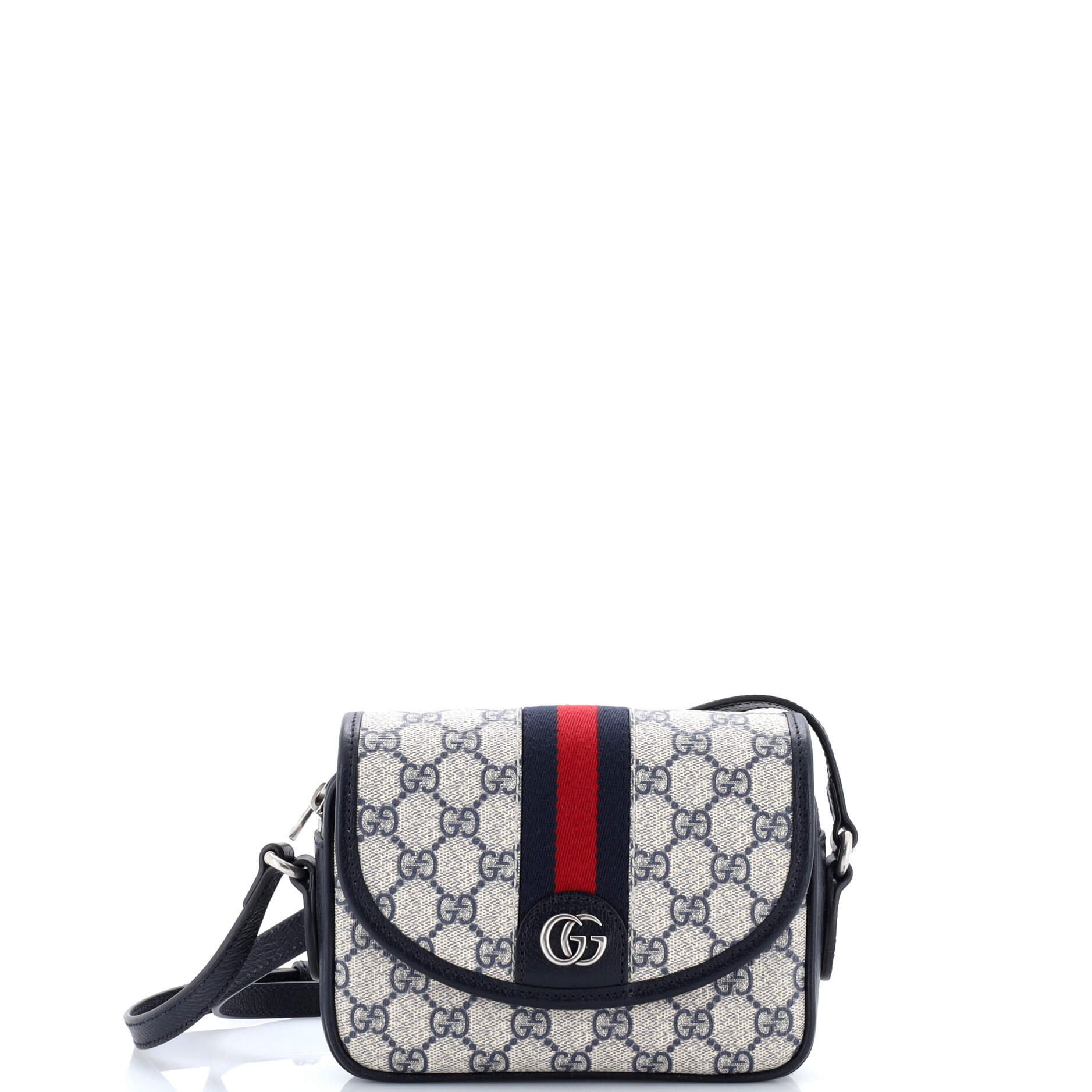 Ophidia Flap Shoulder Bag GG Coated Canvas Mini