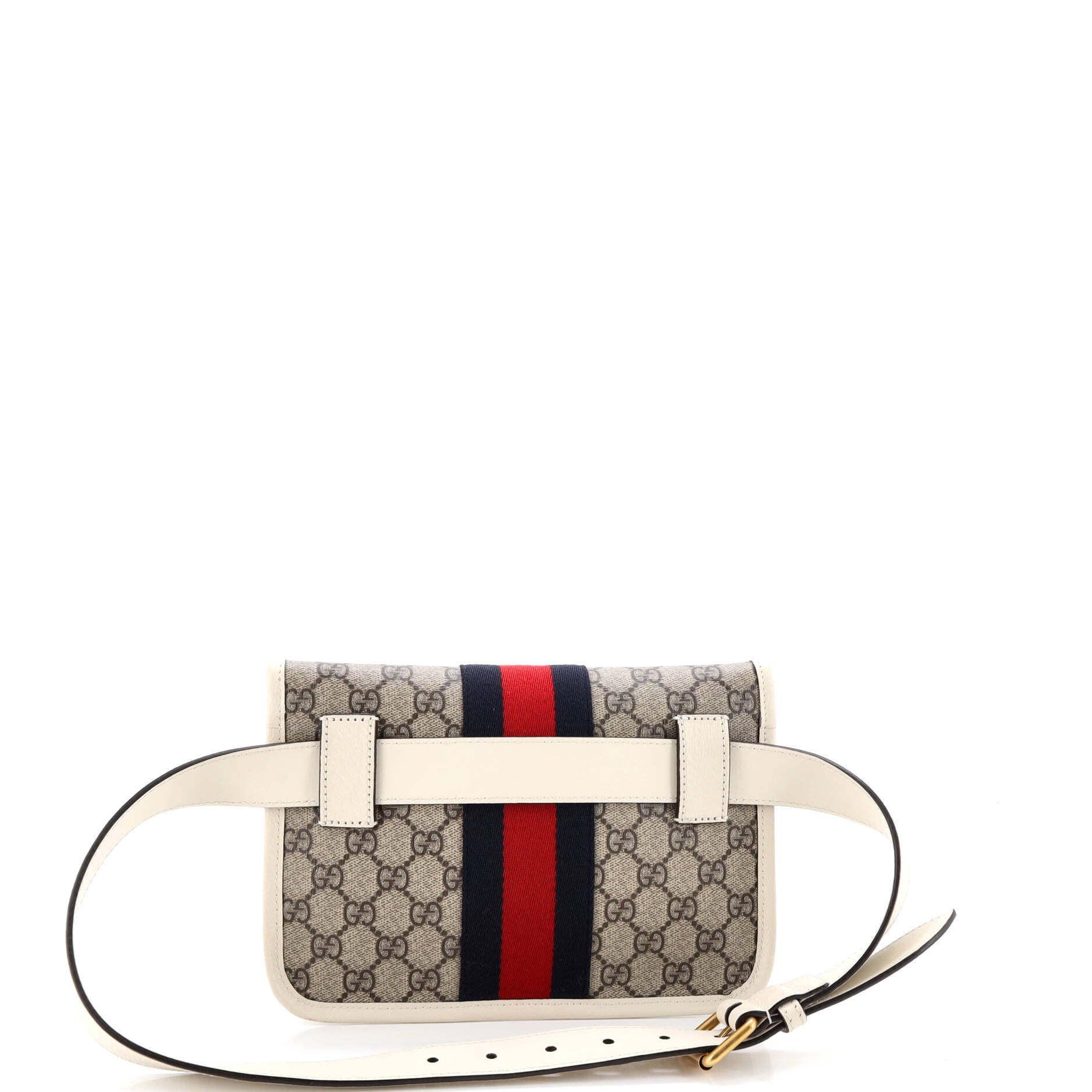 Ophidia Flap Belt Bag GG Coated Canvas with Leather
