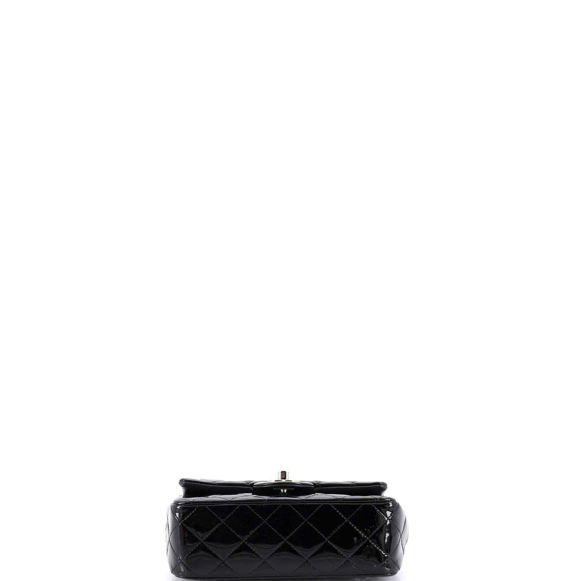 Classic Single Flap Bag Quilted Patent Mini