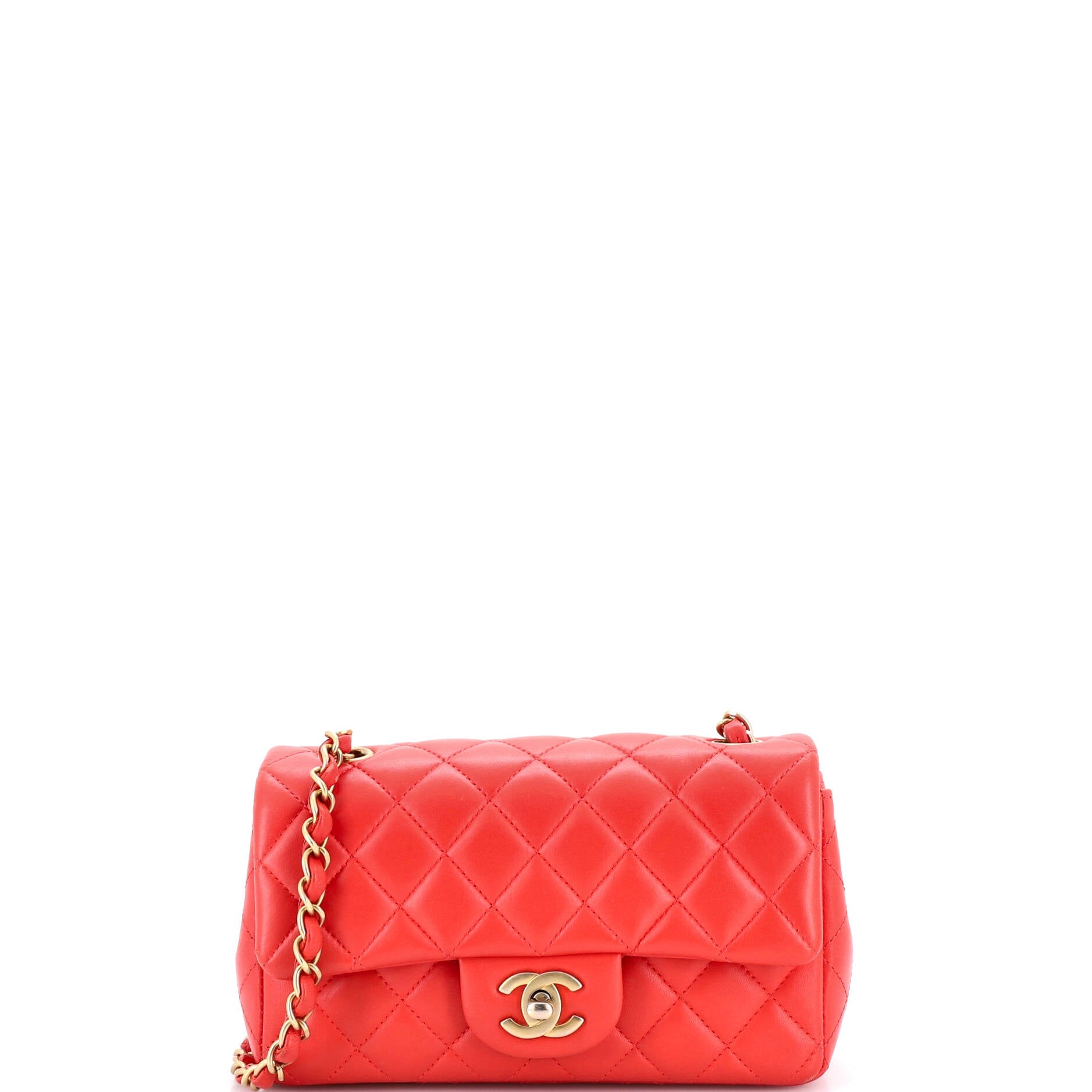 Classic Single Flap Bag Quilted Lambskin Mini