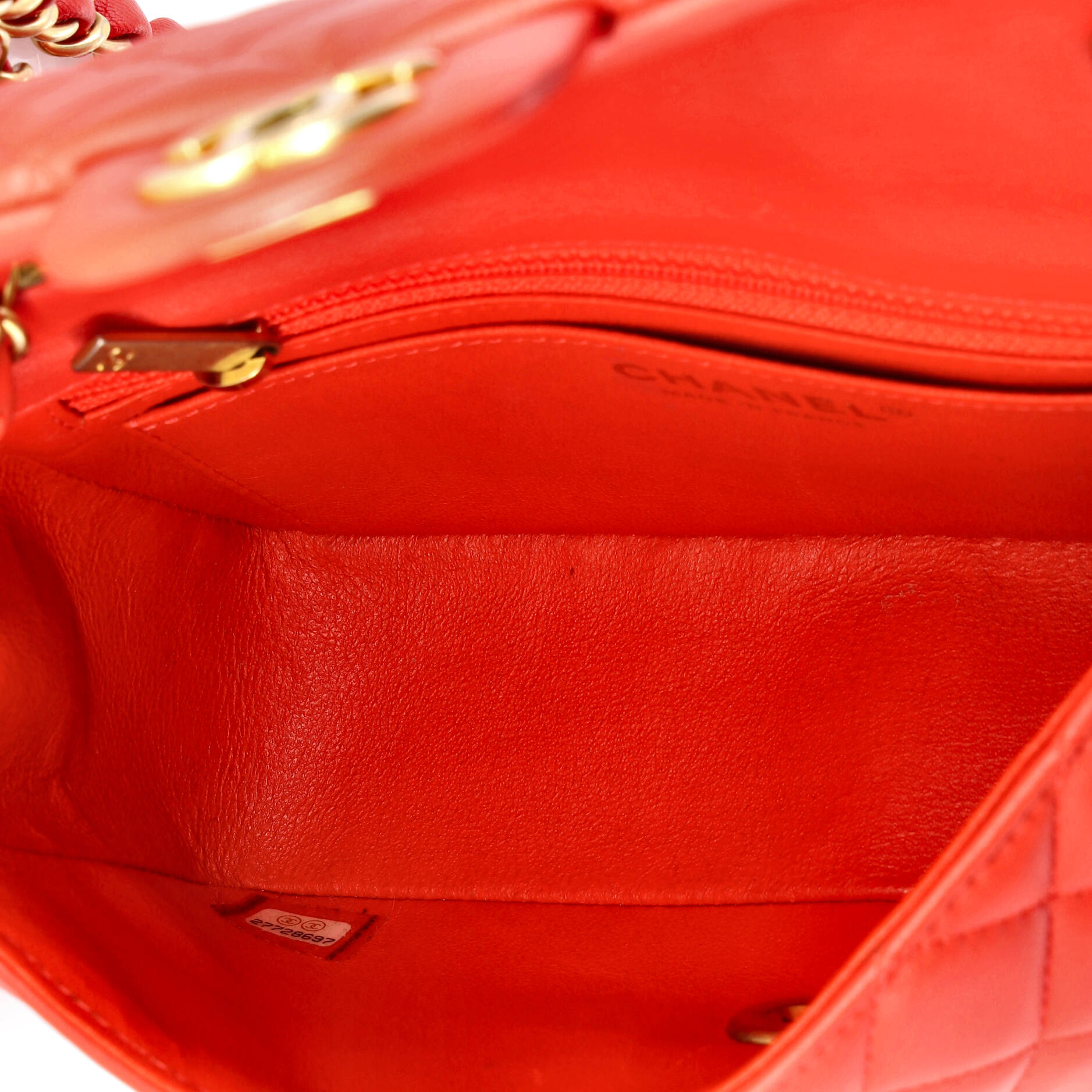 Classic Single Flap Bag Quilted Lambskin Mini