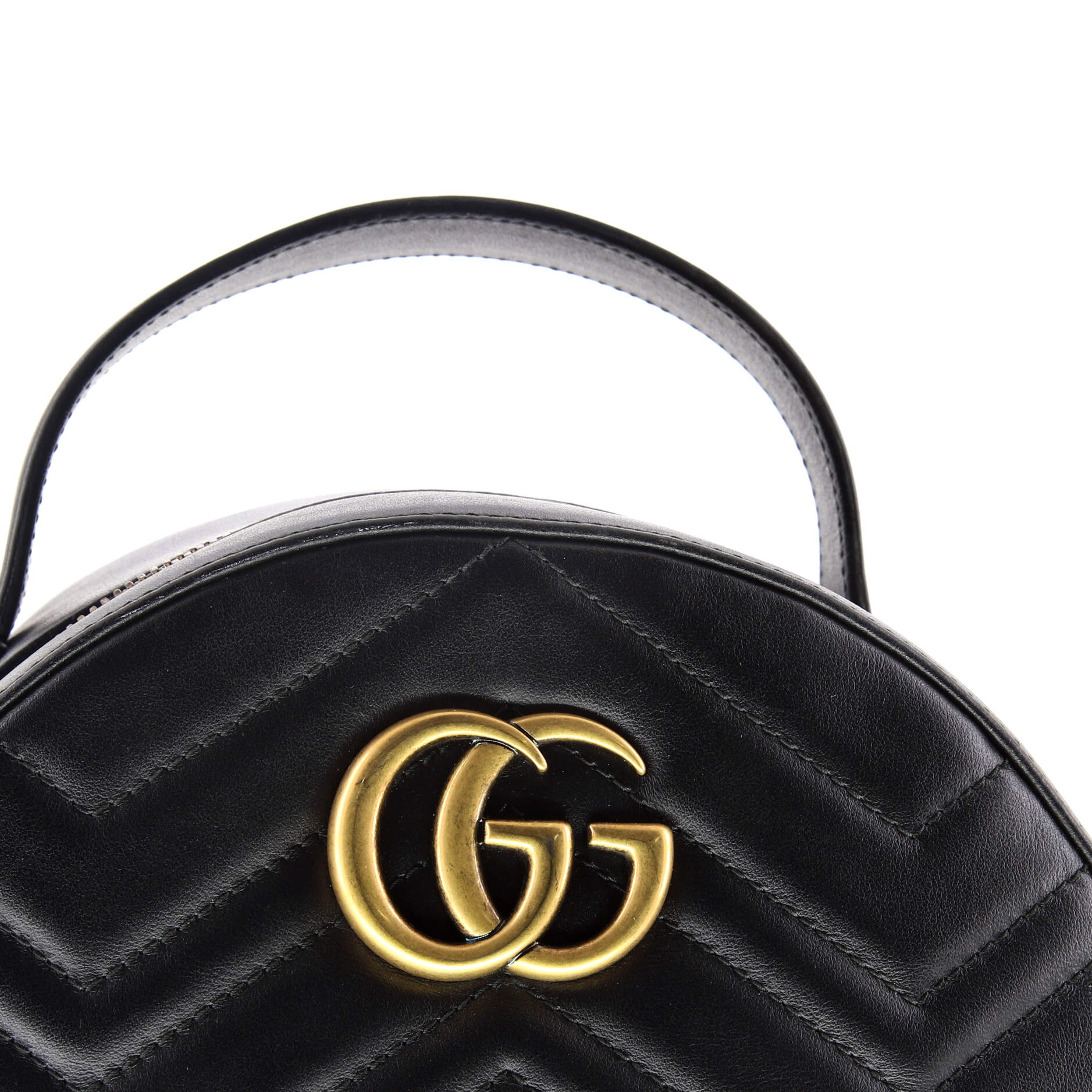 GG Marmont Backpack Matelasse Leather Small