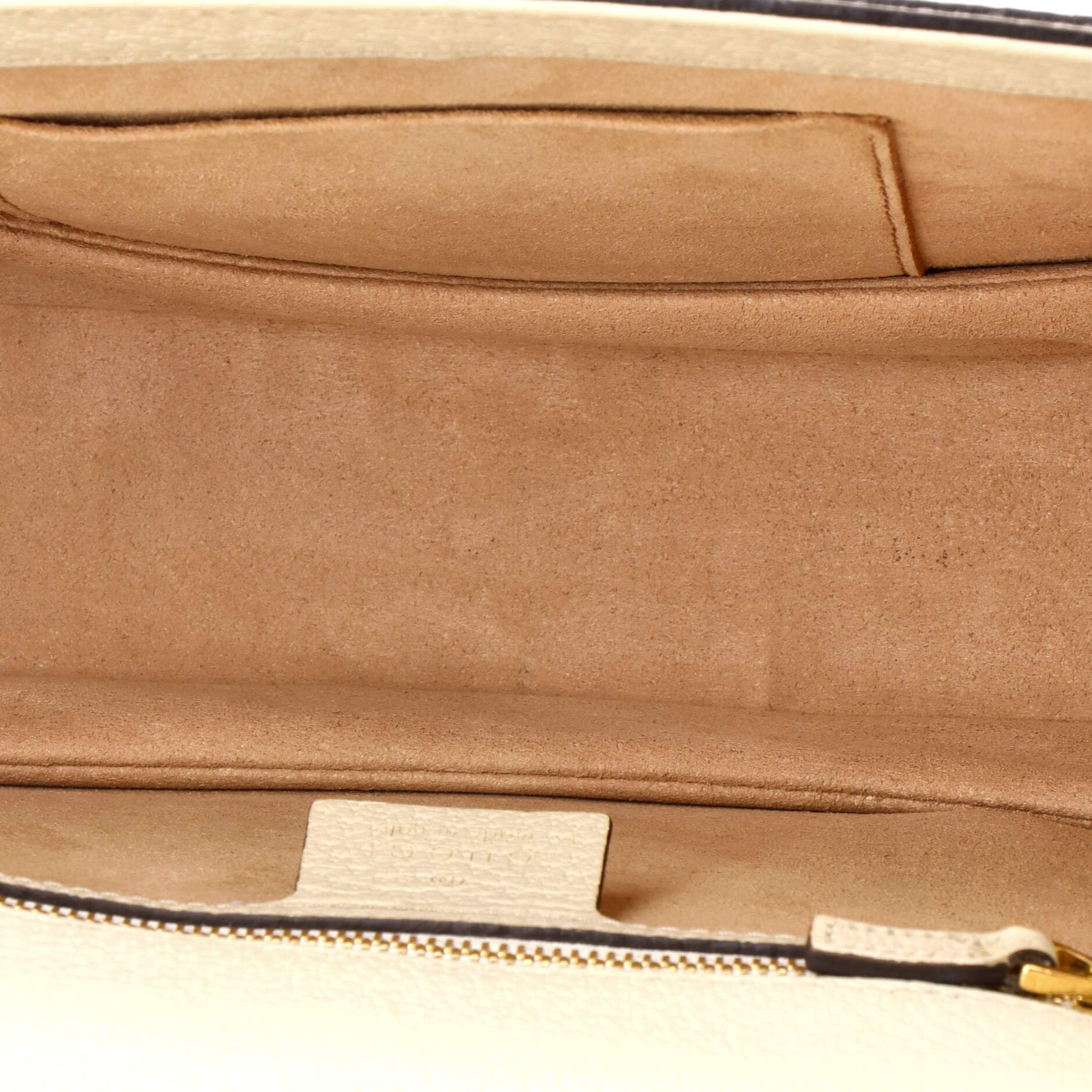 Ophidia Saddle Flap Shoulder Bag Leather Small