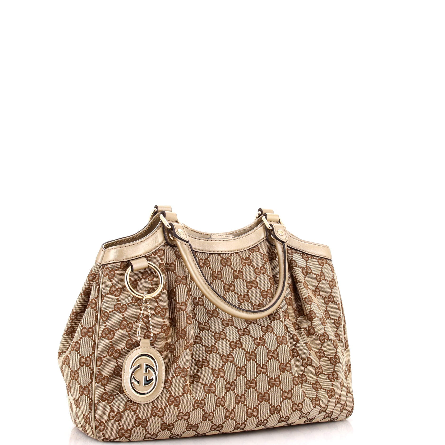 Sukey Tote GG Canvas with Leather Medium