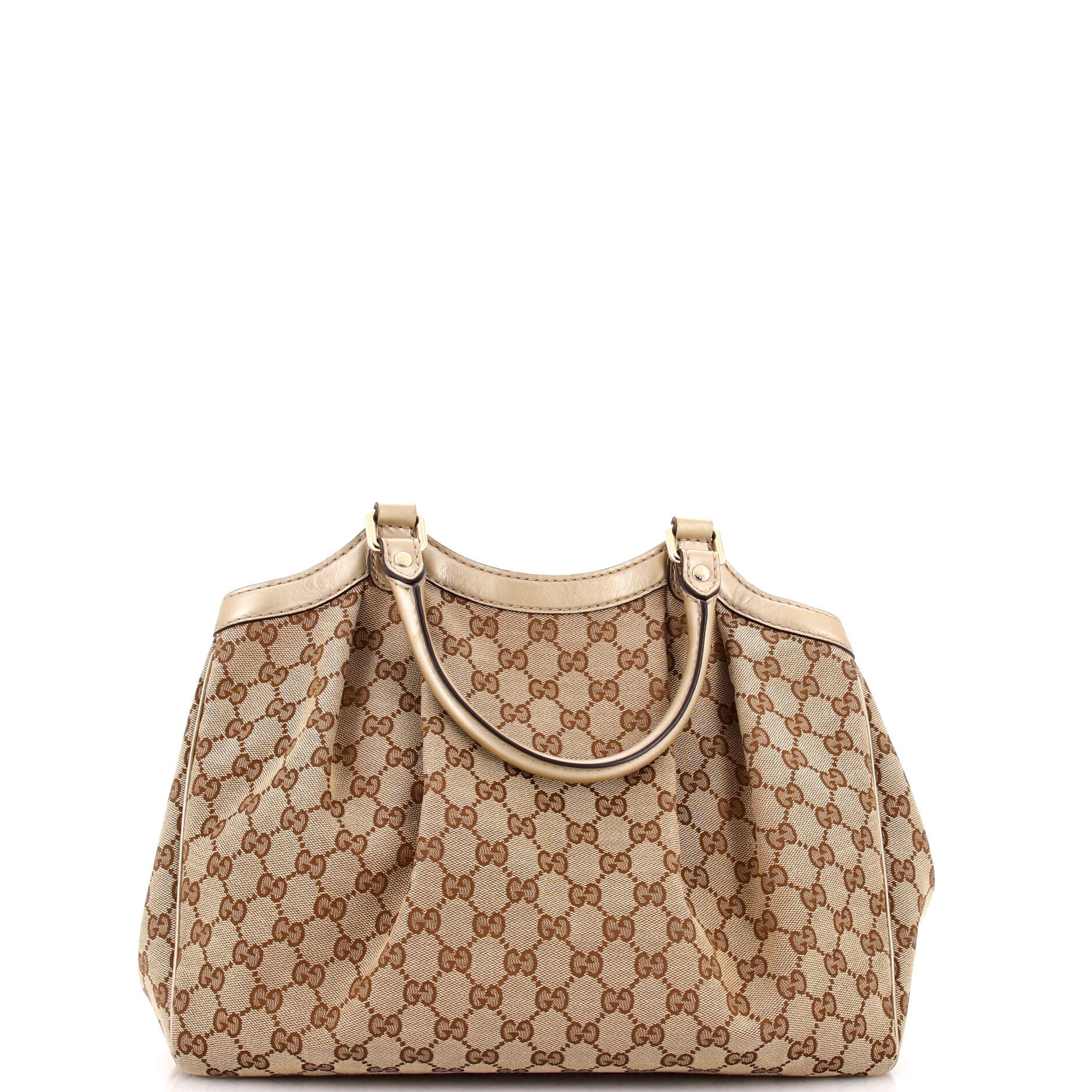 Sukey Tote GG Canvas with Leather Medium