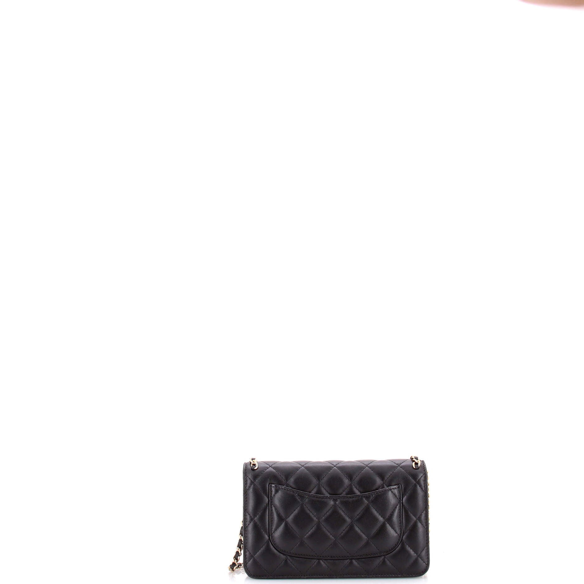 Chain Around Wallet on Chain Quilted Lambskin