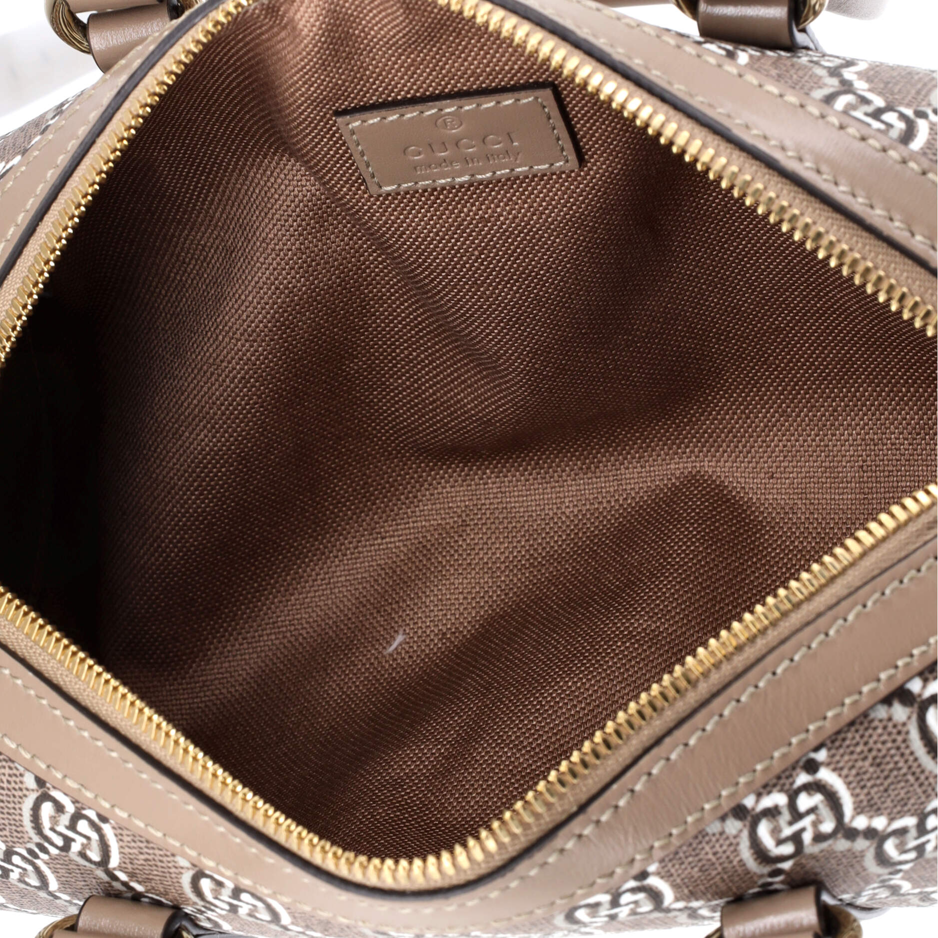 Convertible Duffle Bag GG Shadow Coated Canvas Small