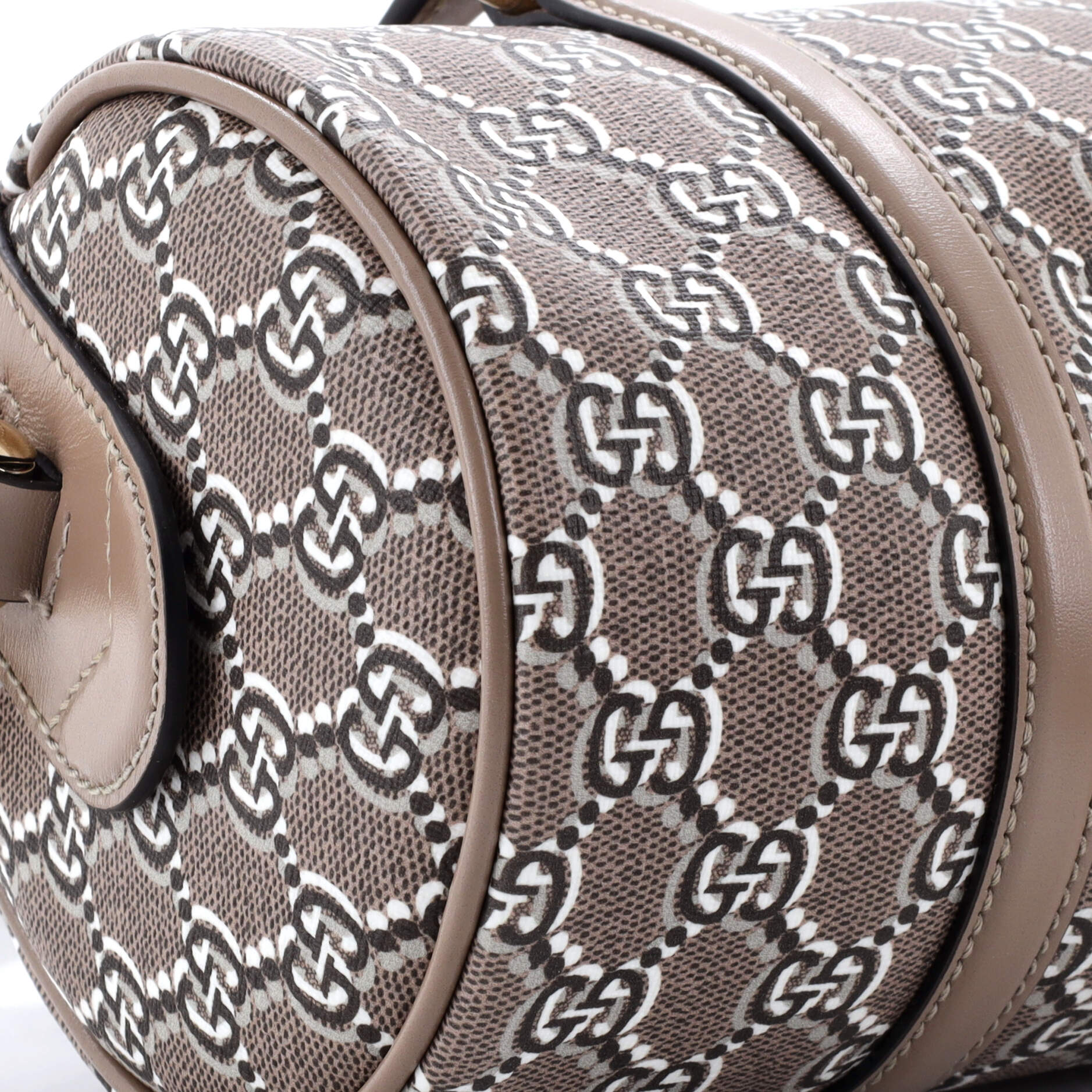 Convertible Duffle Bag GG Shadow Coated Canvas Small