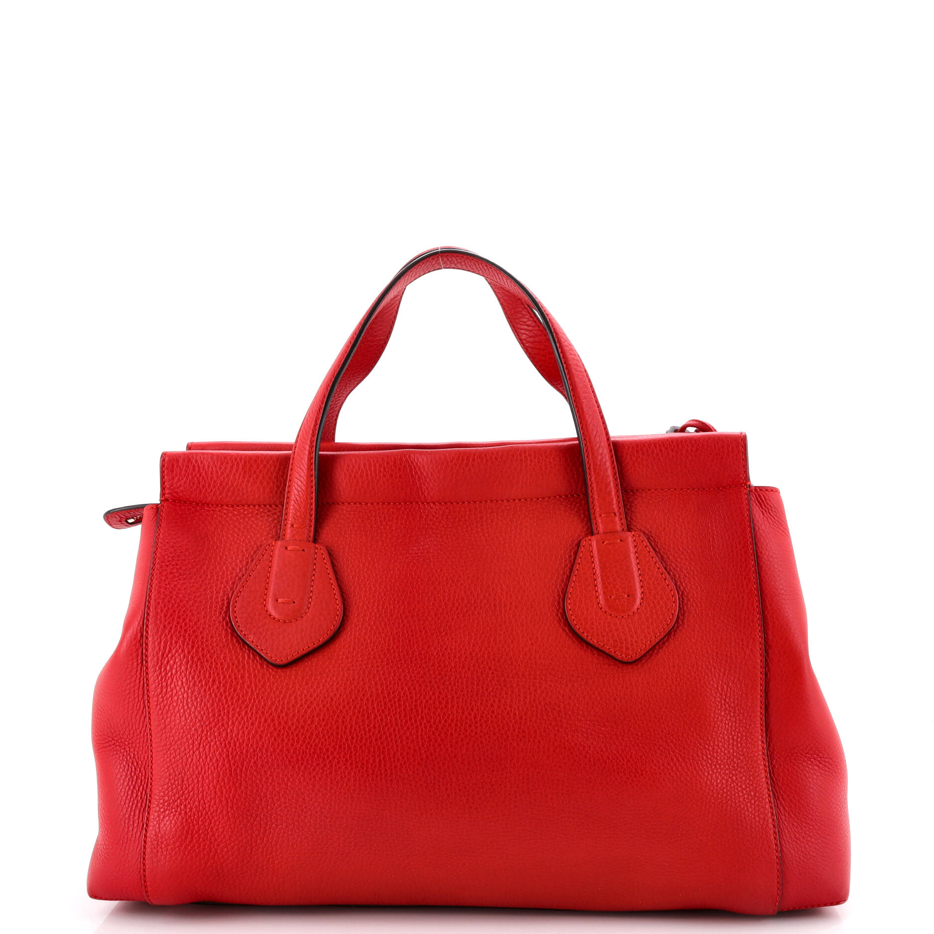 Lady Tassel Top Handle Bag Leather Medium