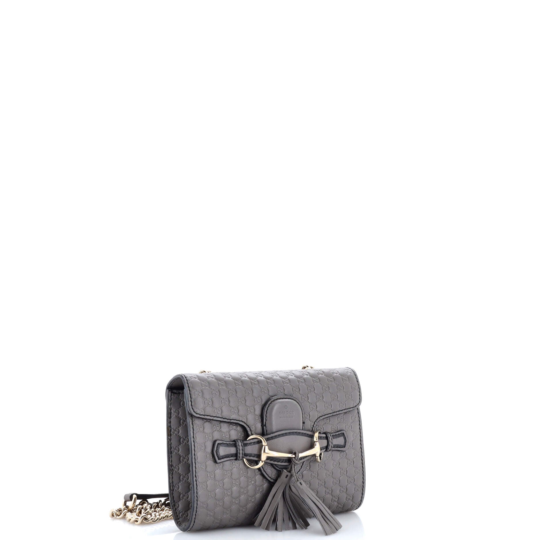 Emily Chain Flap Bag Microguccissima Leather Mini