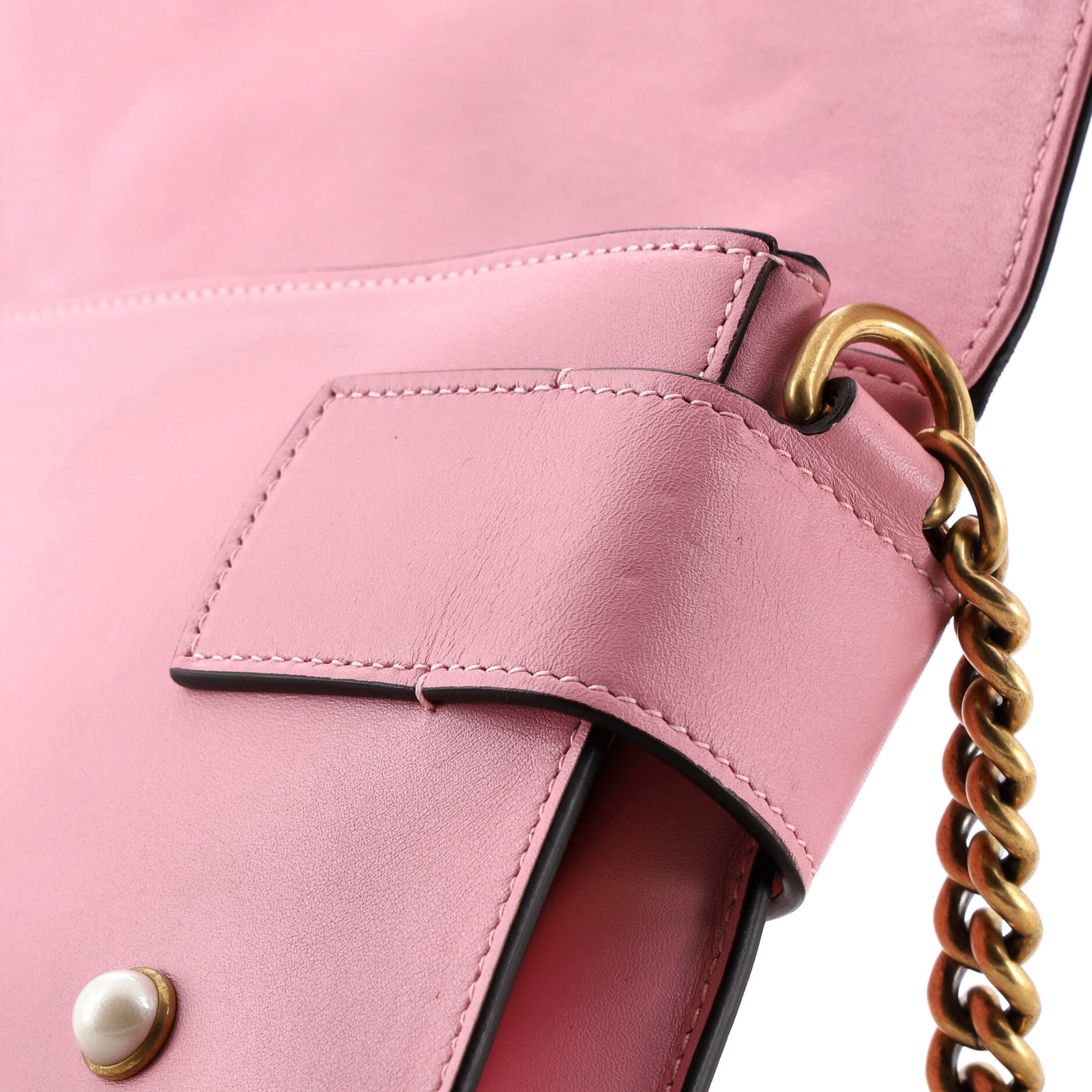 Broadway Pearly Bee Shoulder Bag Embellished Leather Mini
