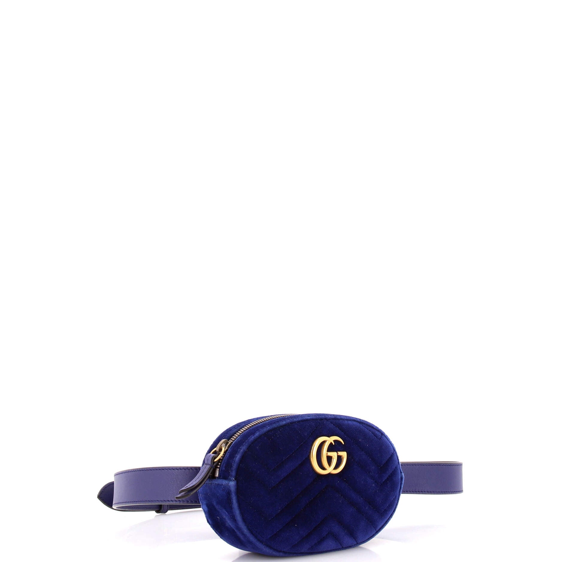 GG Marmont Belt Bag Matelasse Velvet