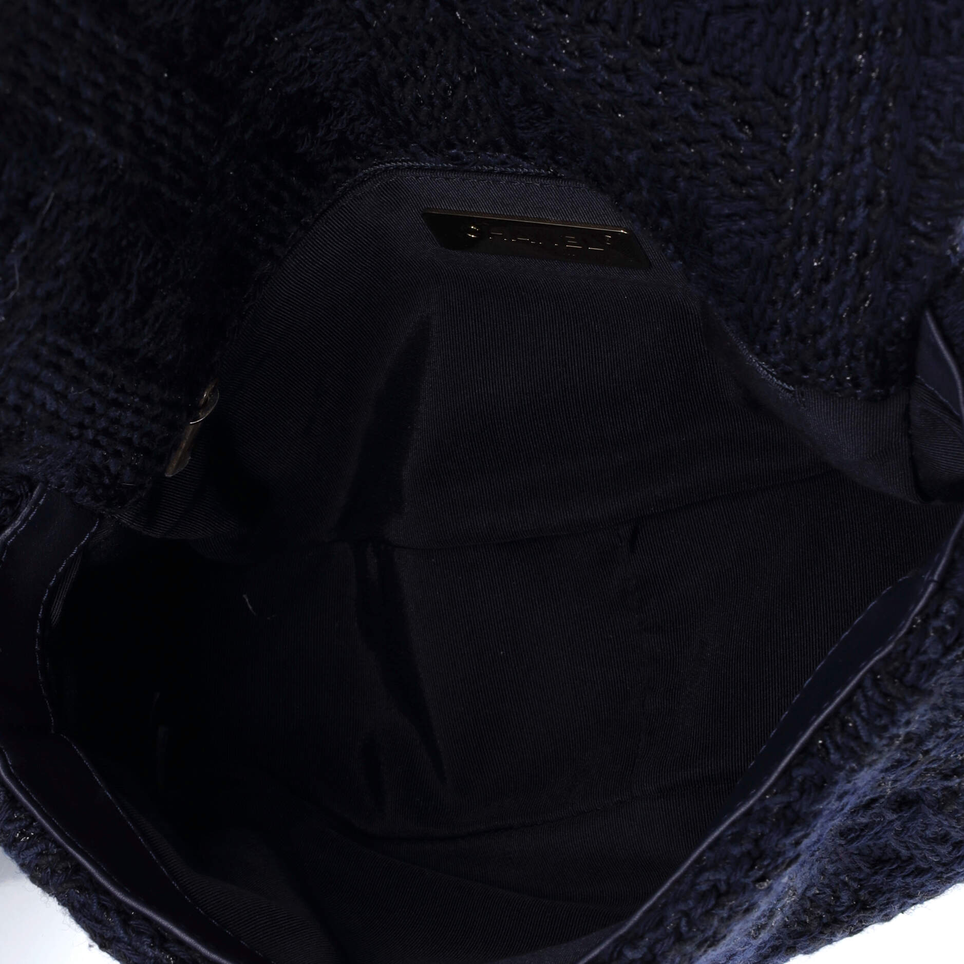 19 Flap Bag Quilted Tweed Medium