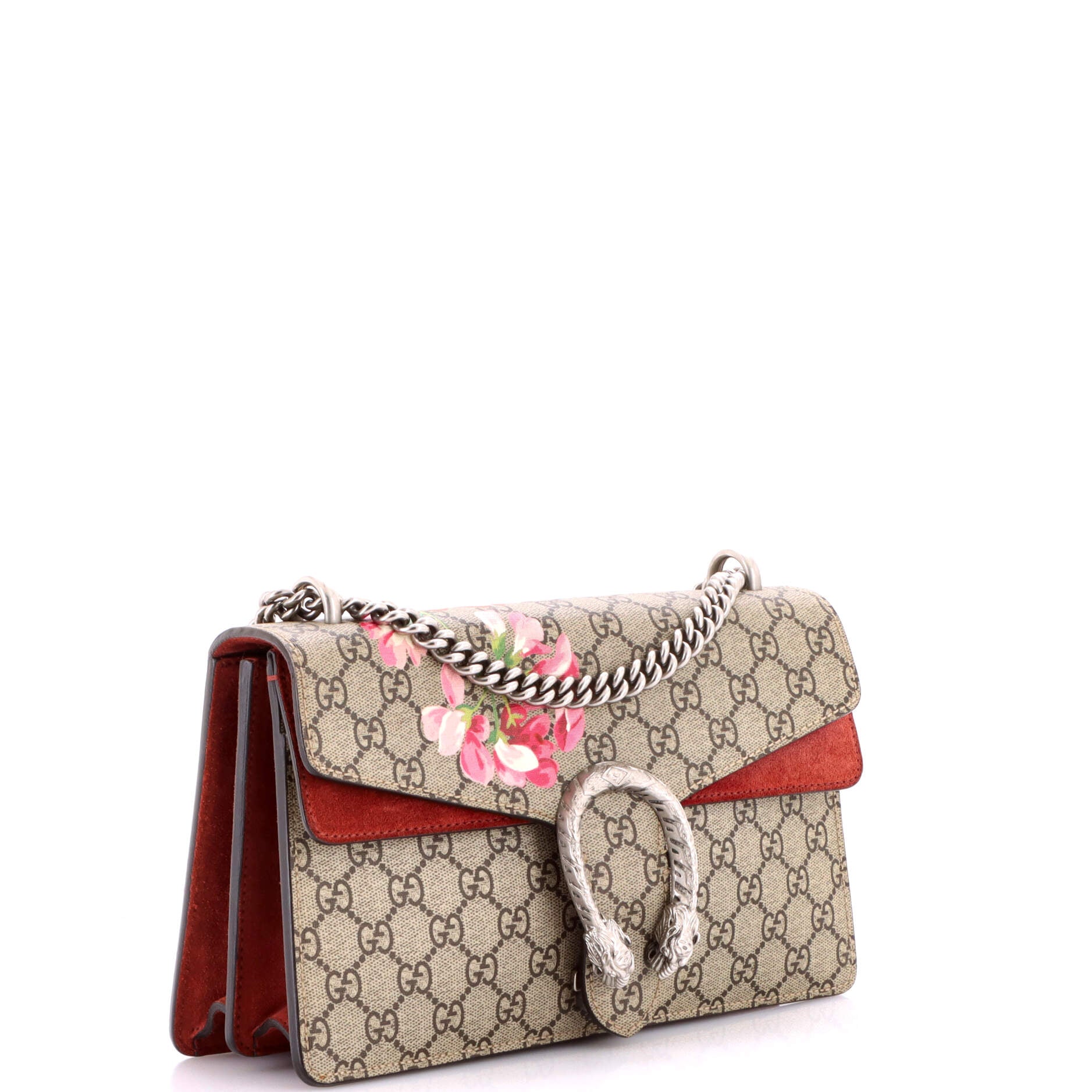 Dionysus Bag Blooms Print GG Coated Canvas Medium