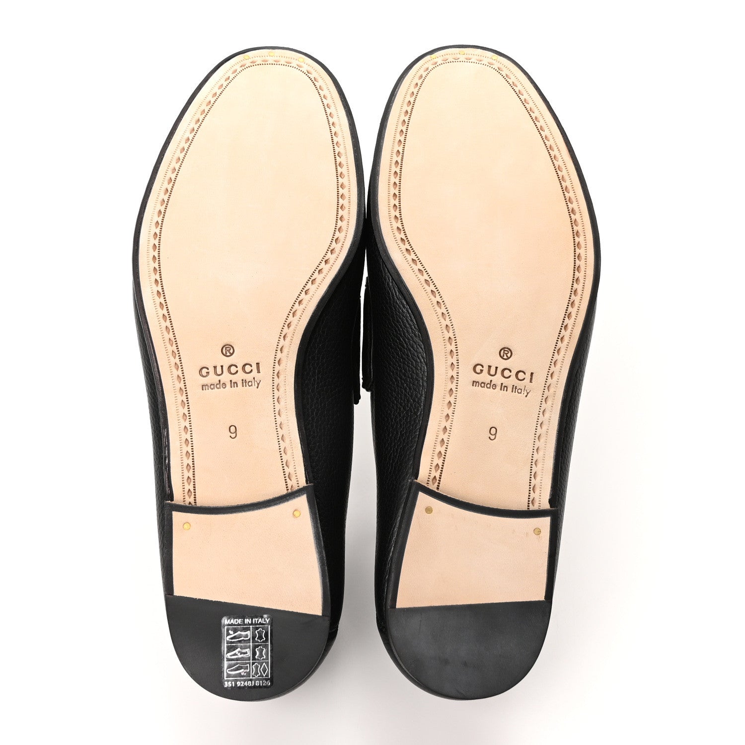 Bryanne Calfskin Mens 1953 Horsebit Loafers 9 Black
