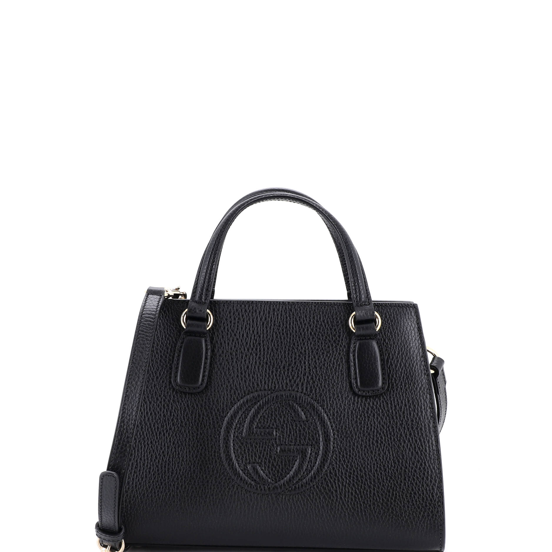 Soho Convertible Top Handle Satchel Leather Small