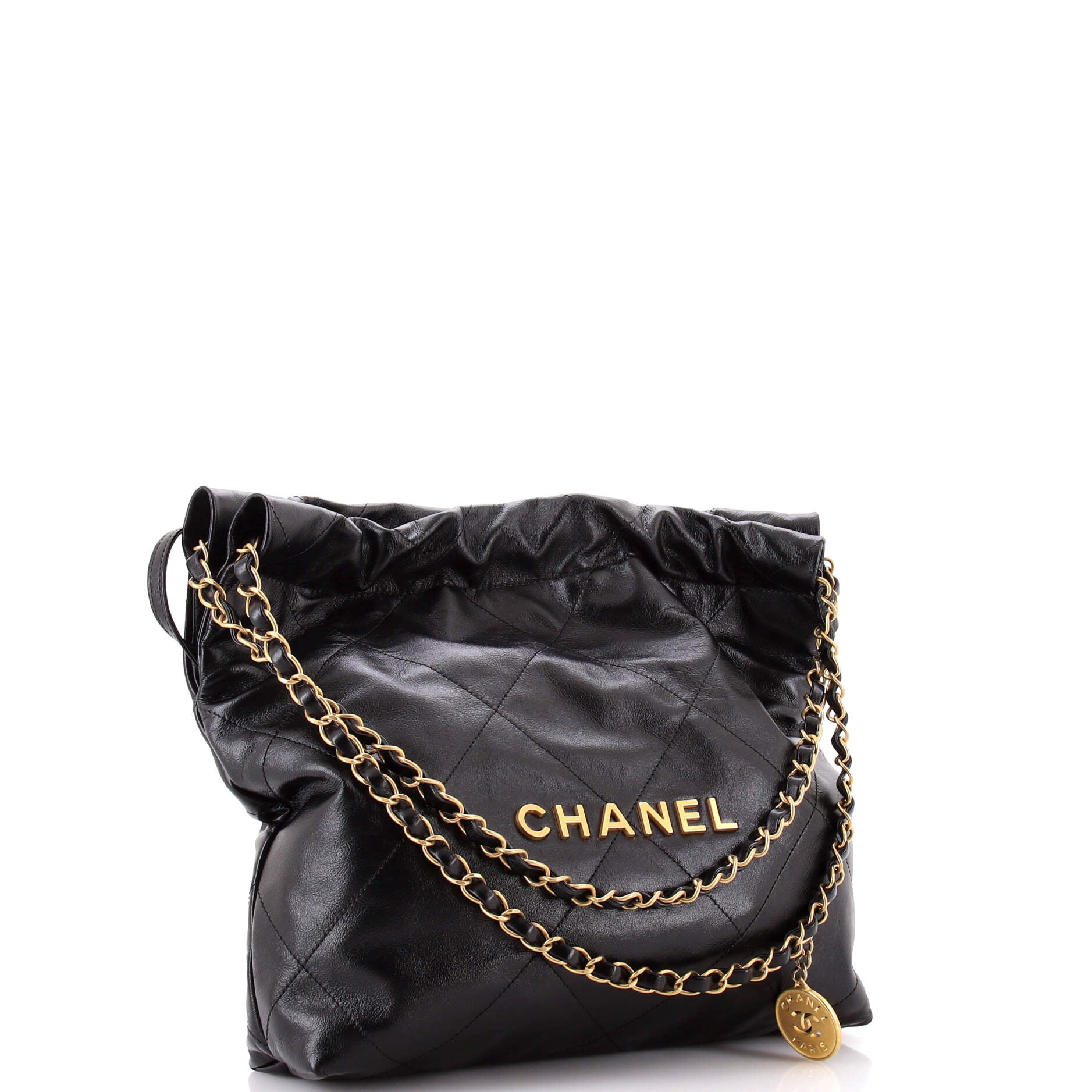 22 Chain Hobo Quilted Calfskin Small