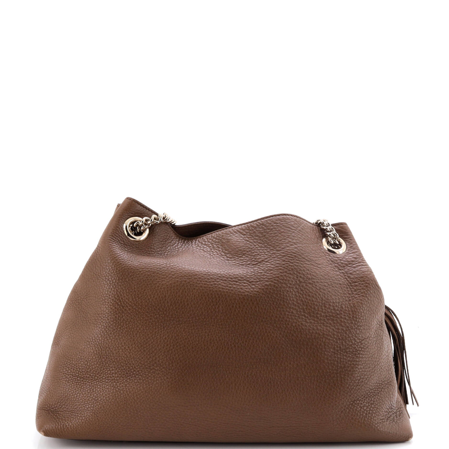 Soho Chain Strap Shoulder Bag Leather Medium