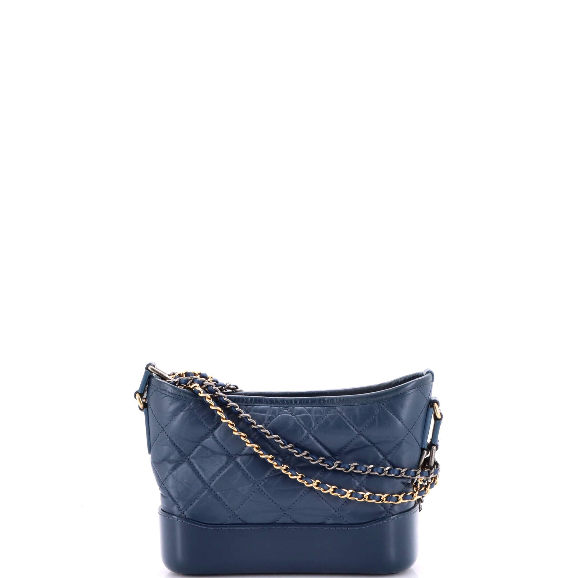 Gabrielle Hobo Quilted Aged Calfskin Small