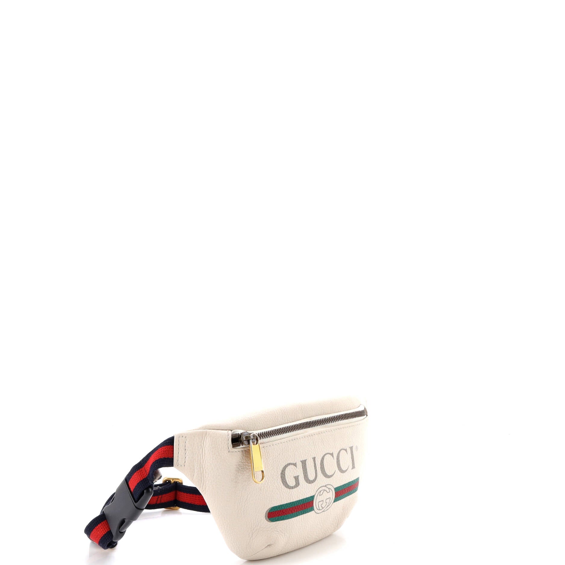 Logo Belt Bag Printed Leather Small