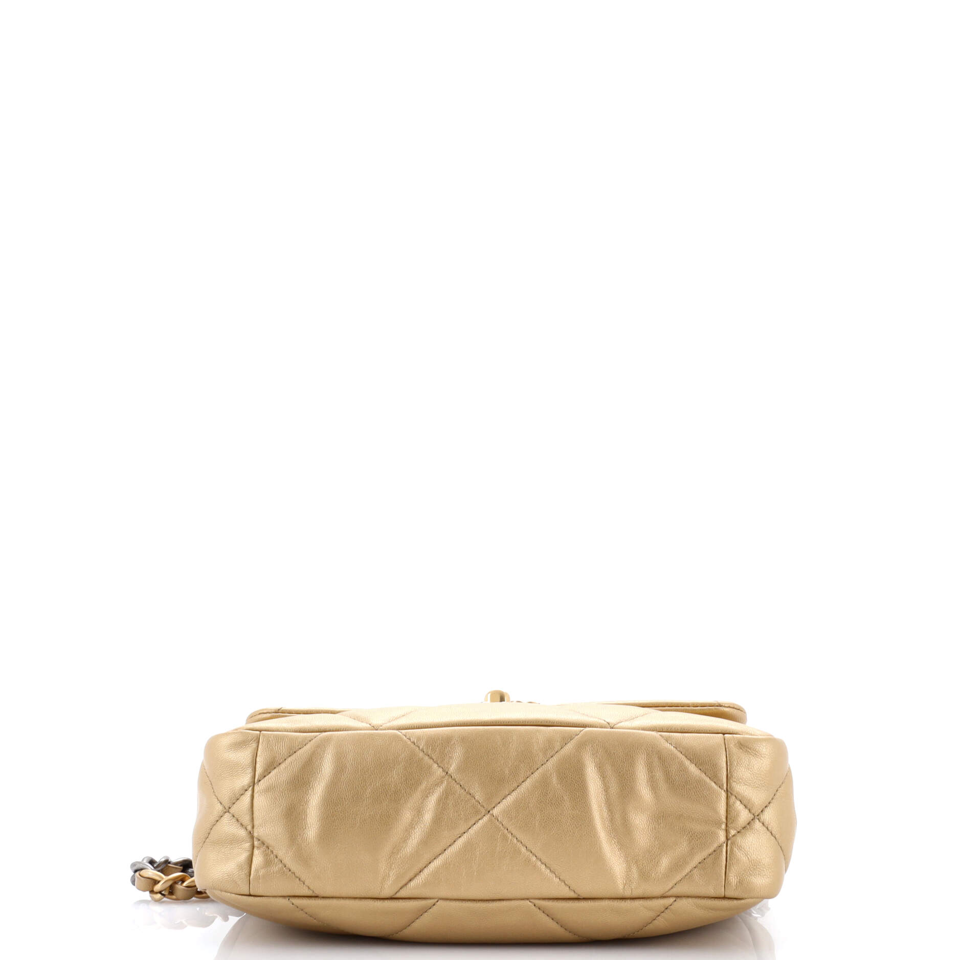 19 Flap Bag Quilted Leather Medium