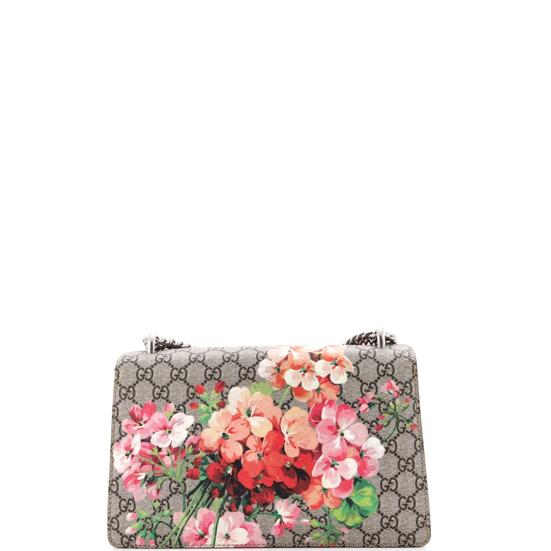 Dionysus Bag Blooms Print GG Coated Canvas Medium