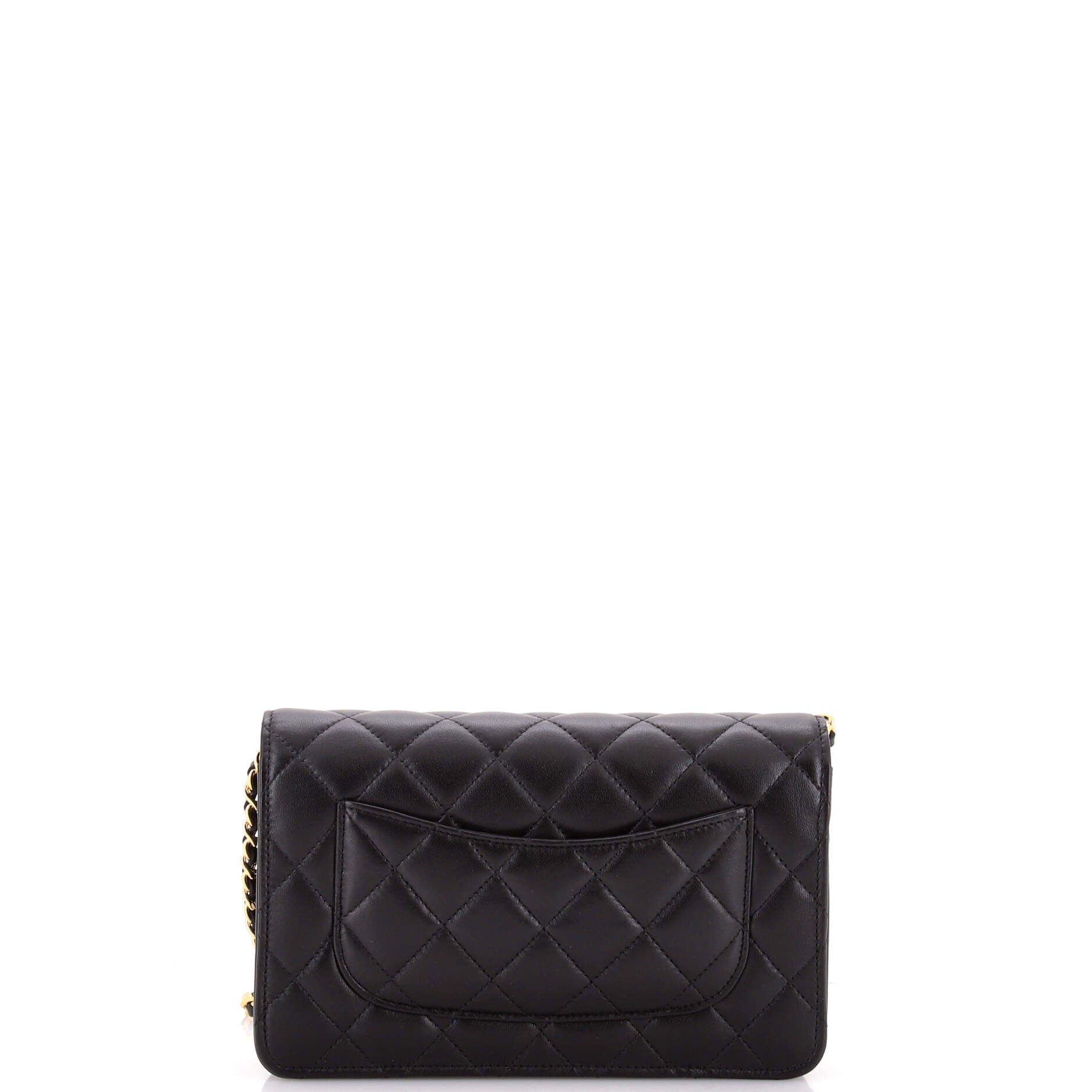 Wallet on Chain Quilted Lambskin