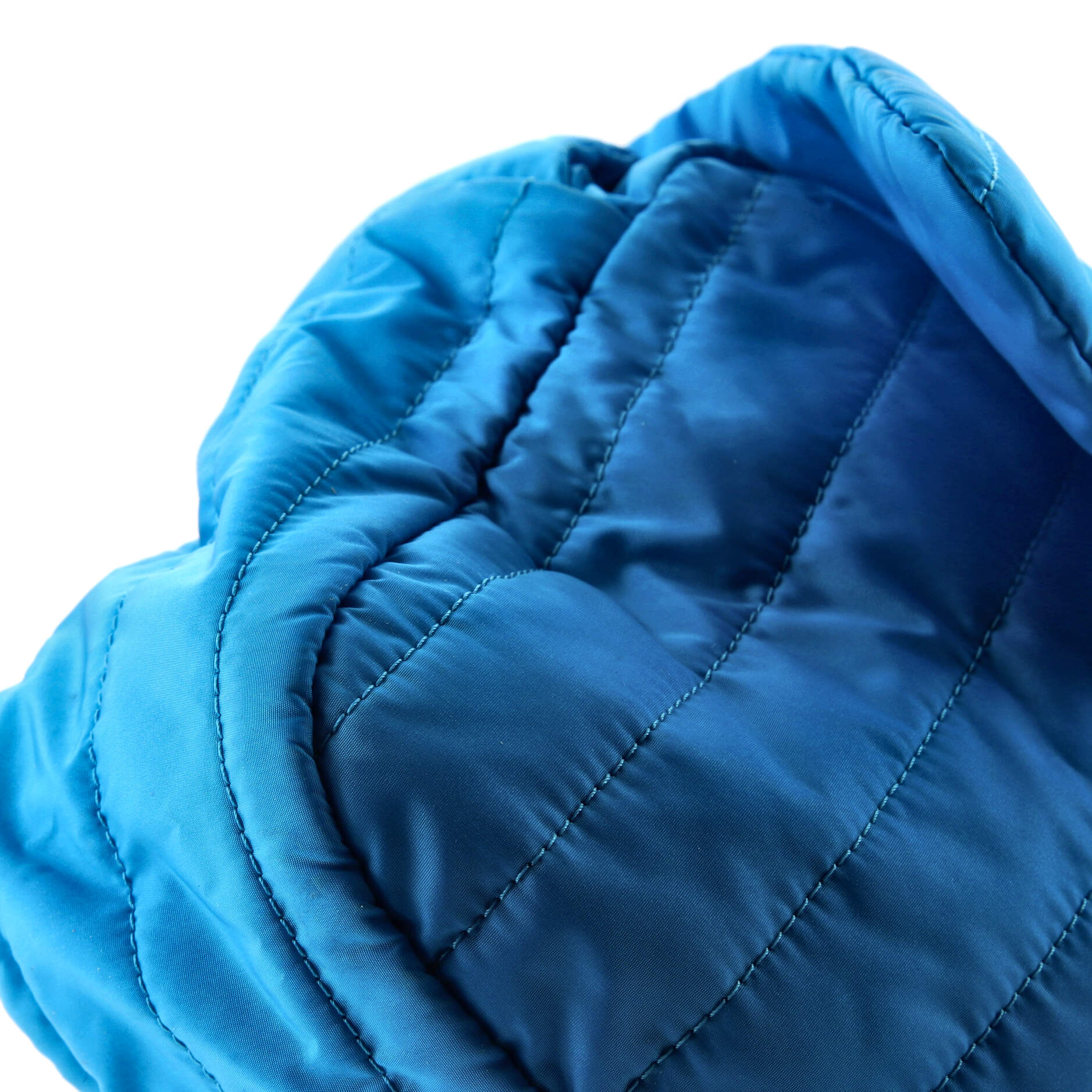 Soft Shell Flap Bag Vertical Quilted Nylon Jumbo