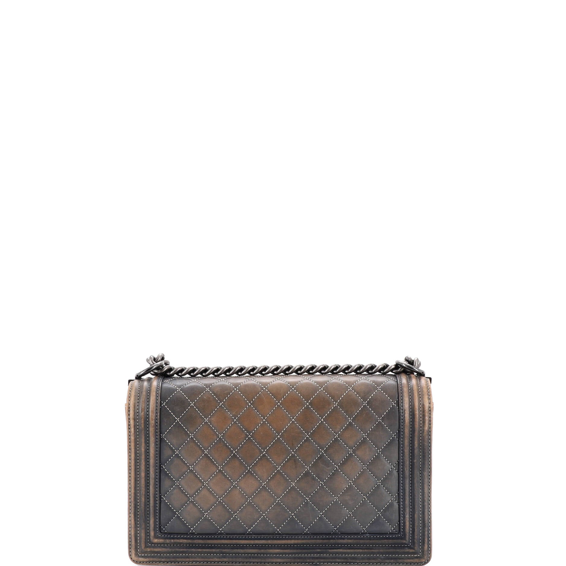 Boy Flap Bag Quilted Washed Calfskin New Medium