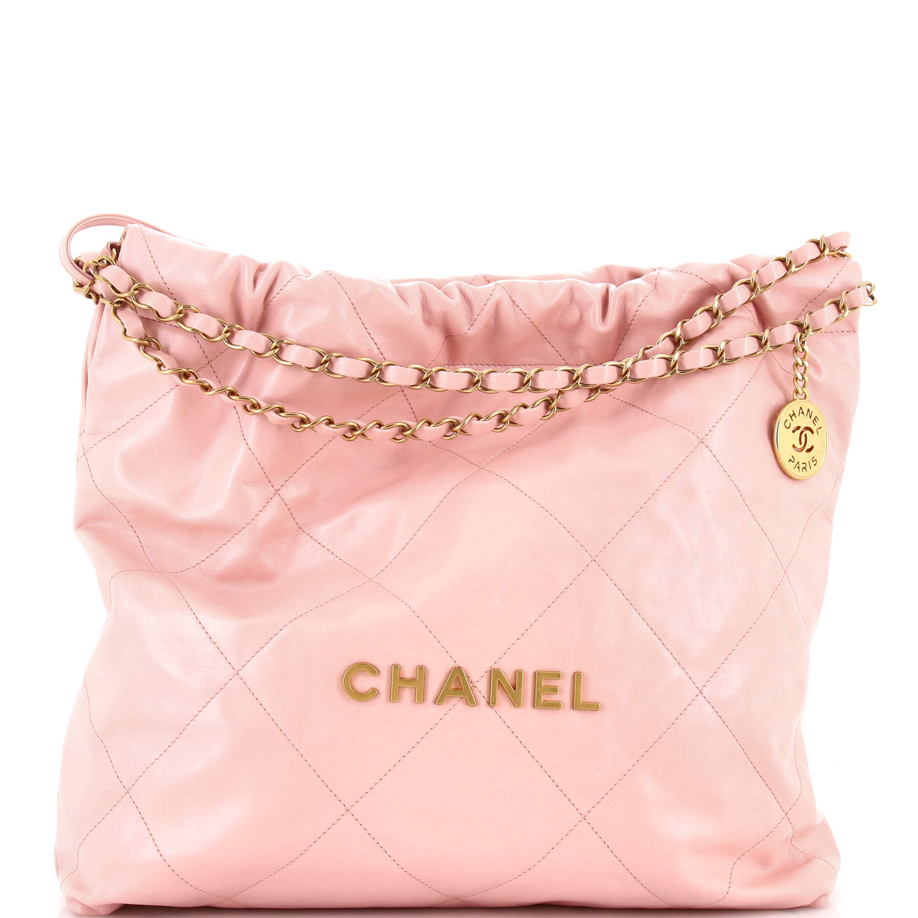 22 Chain Hobo Quilted Calfskin Medium