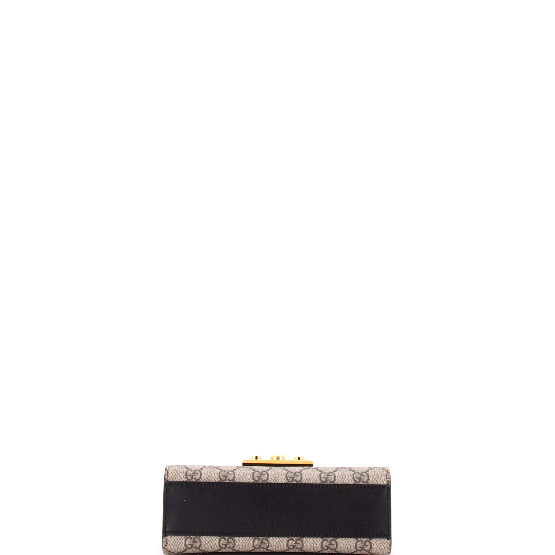 Padlock Shoulder Bag GG Coated Canvas and Leather Small
